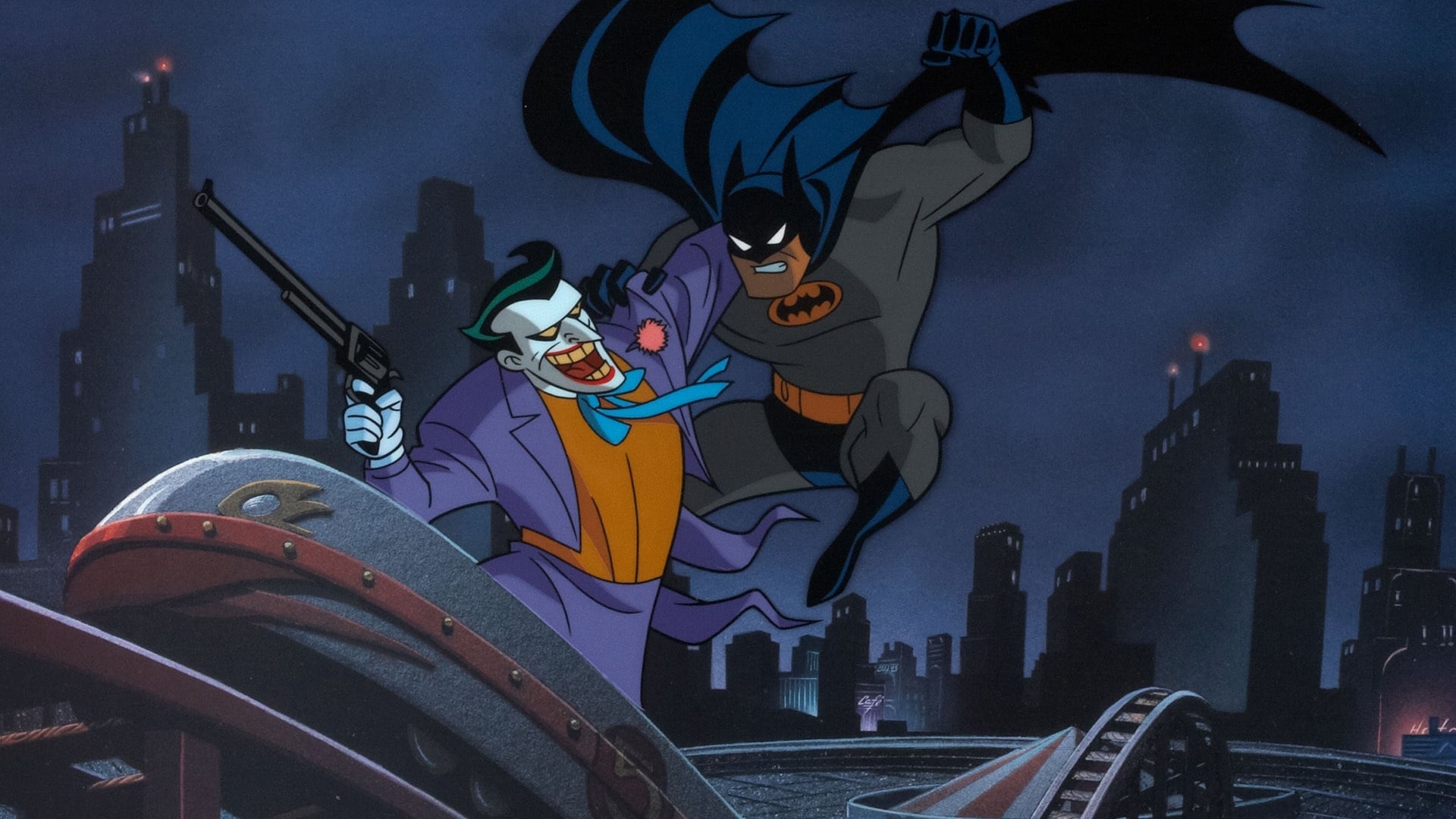 General 1920x1080 Batman: The Animated Series Batman mask Batman Joker