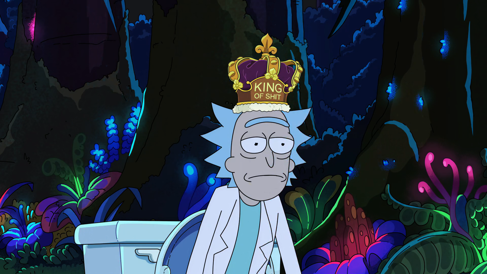 General 1920x1080 Rick and Morty animated character cartoon