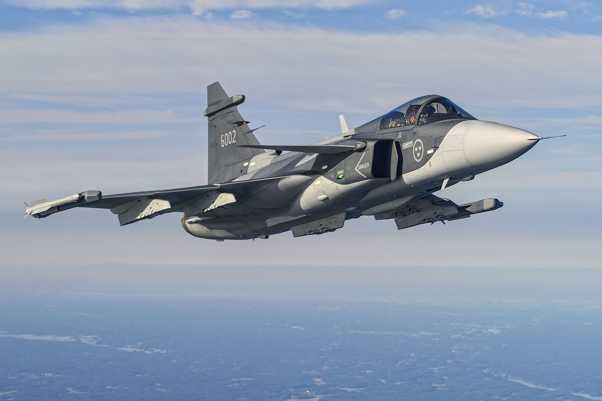 General 1920x1280 JAS-39 Gripen aircraft sky military jet fighter Swedish Air Force Swedish aircraft