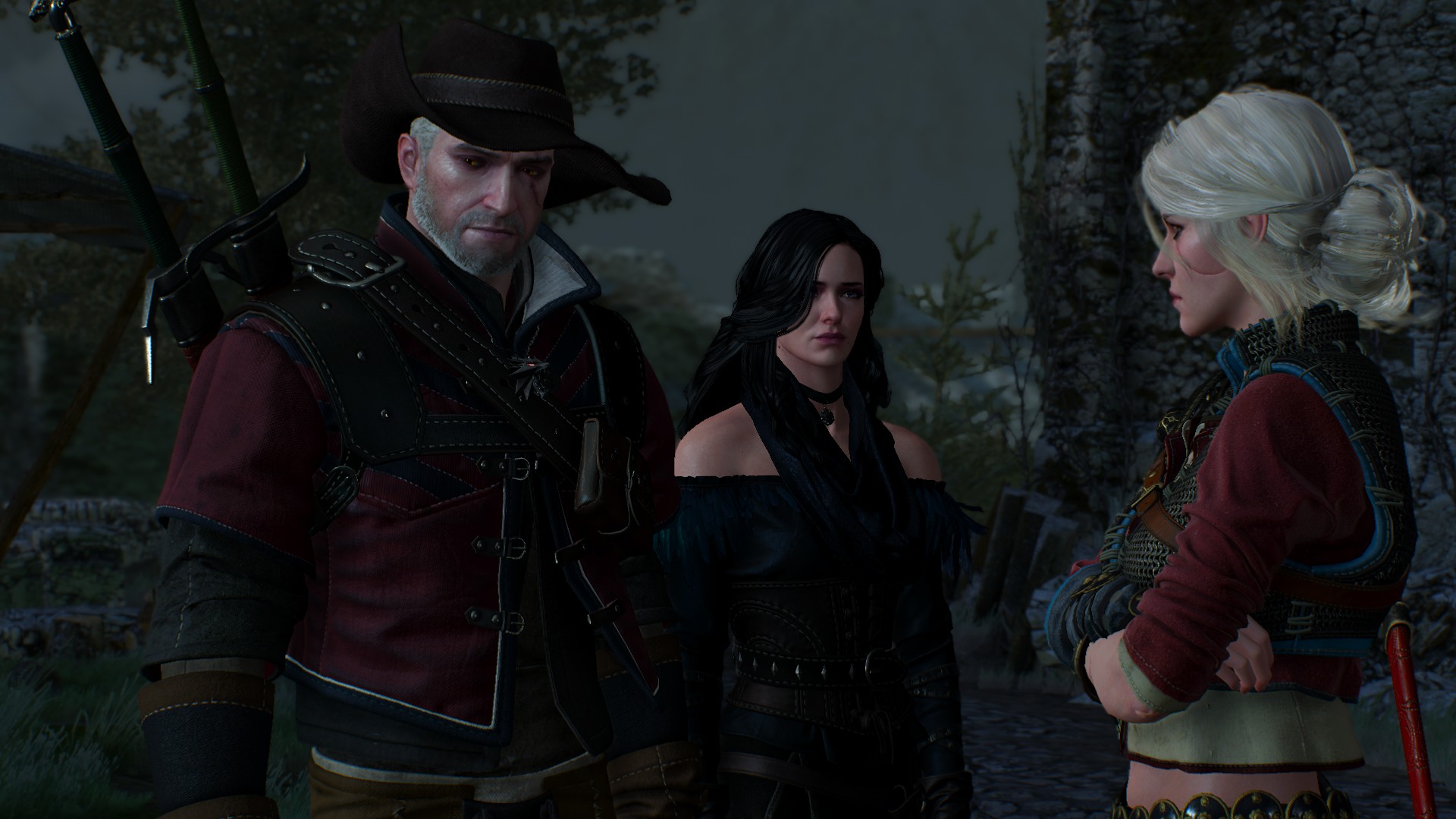 General 1920x1080 The Witcher 3: Wild Hunt School of the Wolf CD Projekt RED Cirilla Fiona Elen Riannon Yennefer of Vengerberg Geralt of Rivia video games video game characters