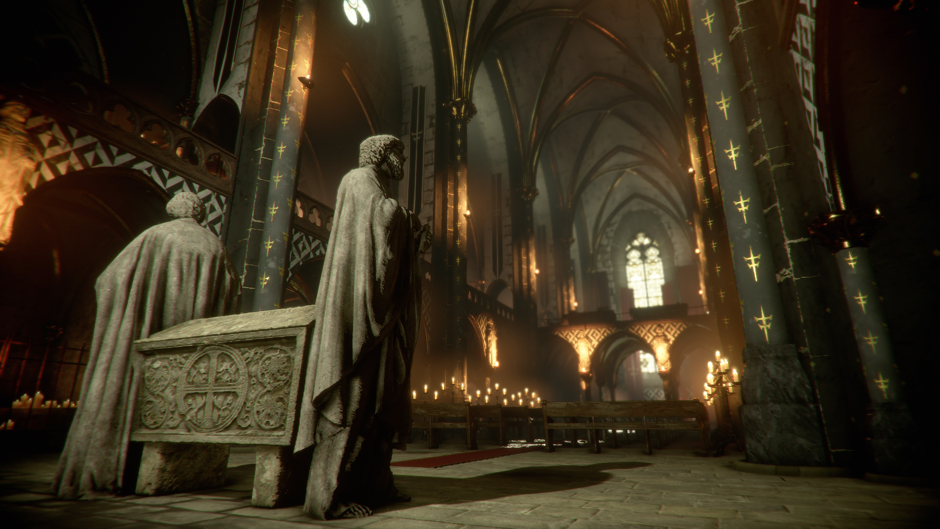 General 1920x1080 A Plague Tale Innocence video game art screen shot church statue