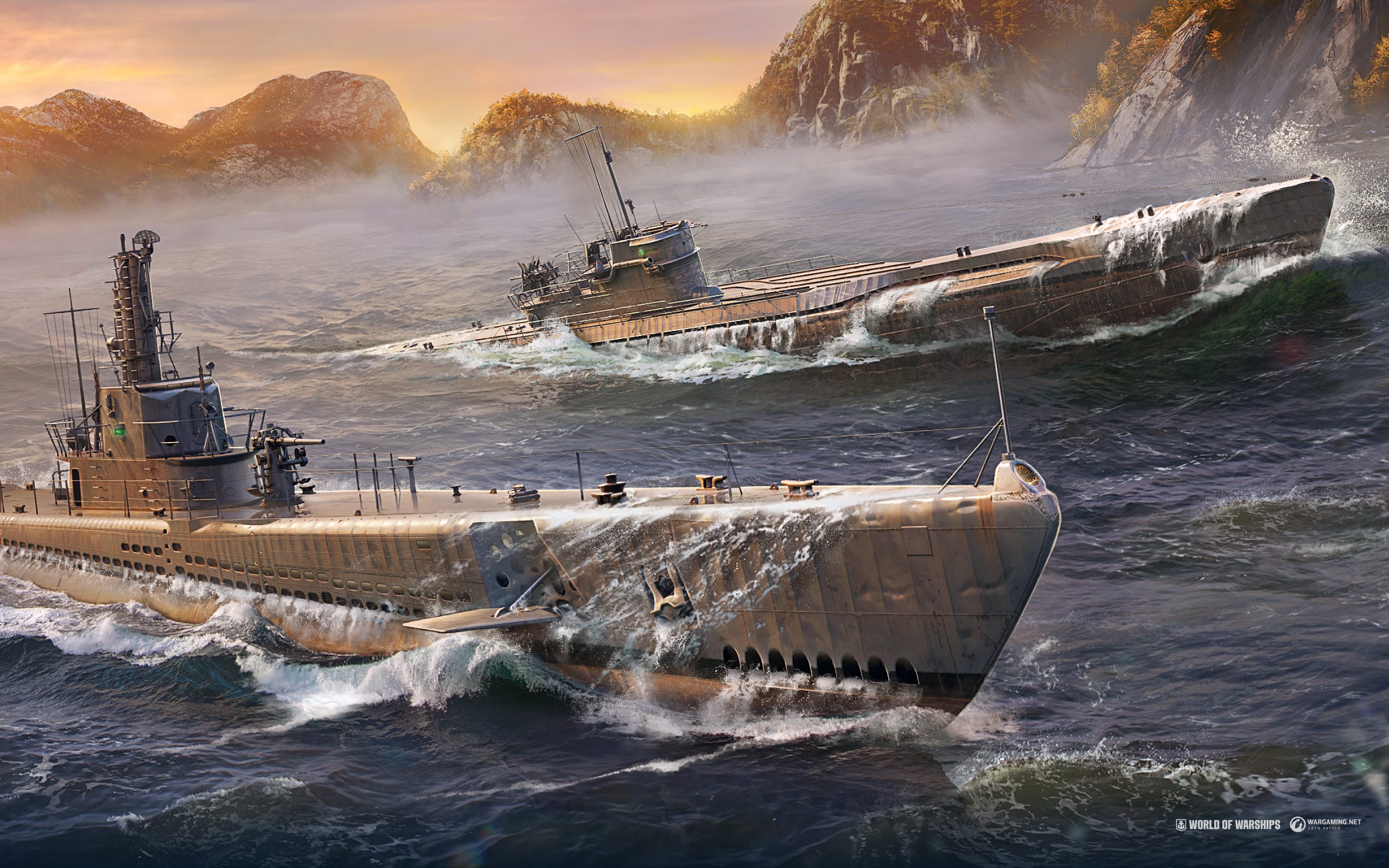 General 2560x1600 World of Warships  wows warship wargaming submarine water ship video games