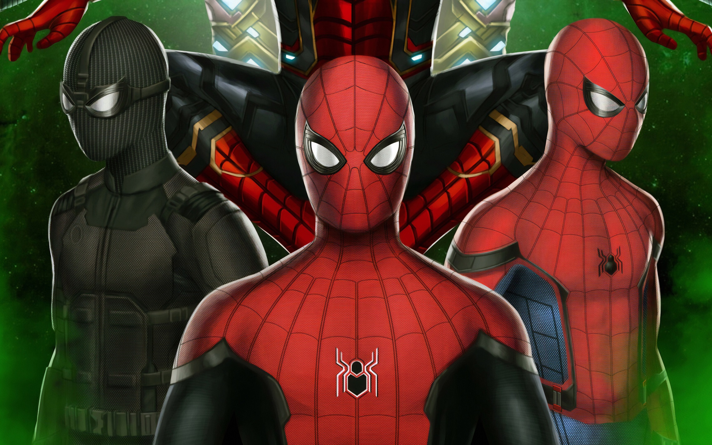 General 2280x1425 Spider-Man Far From Home comic art Spider-Man bodysuit superhero digital art