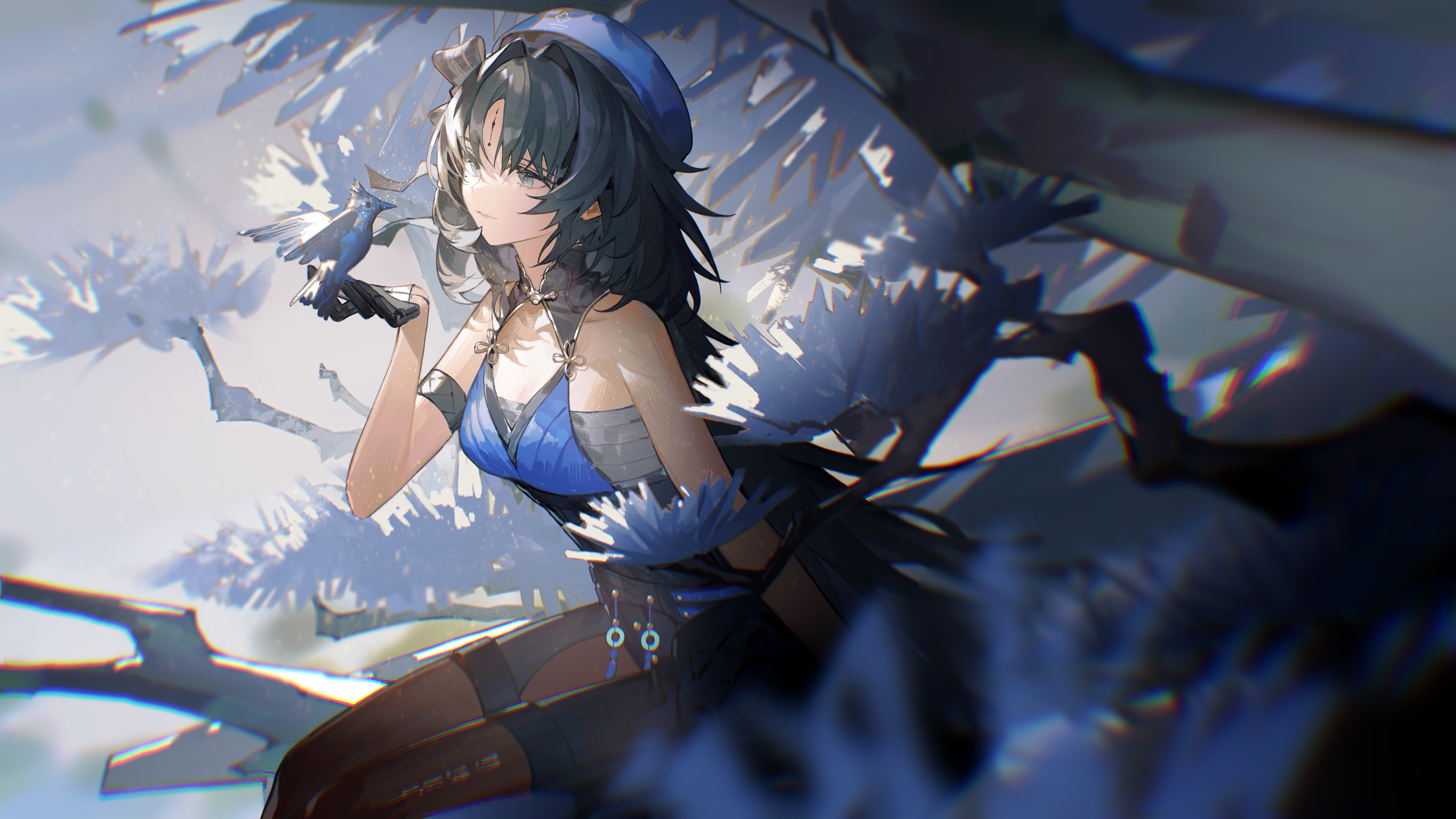 Anime 3840x2160 Wuthering Waves Yangyang (Wuthering Waves) video game art anime games anime girls chinese clothing