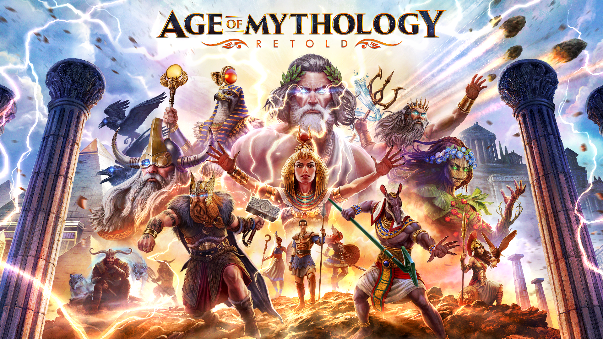 General 1920x1080 Age of Mythology Age of Mythology: Retold strategy games video games video game art