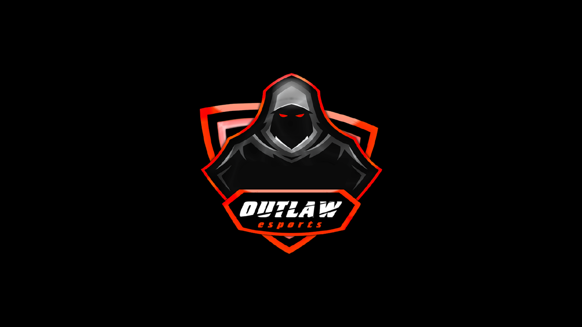 General 1920x1080 Outlaw video games red eyes glowing eyes logo PC gaming simple background black background