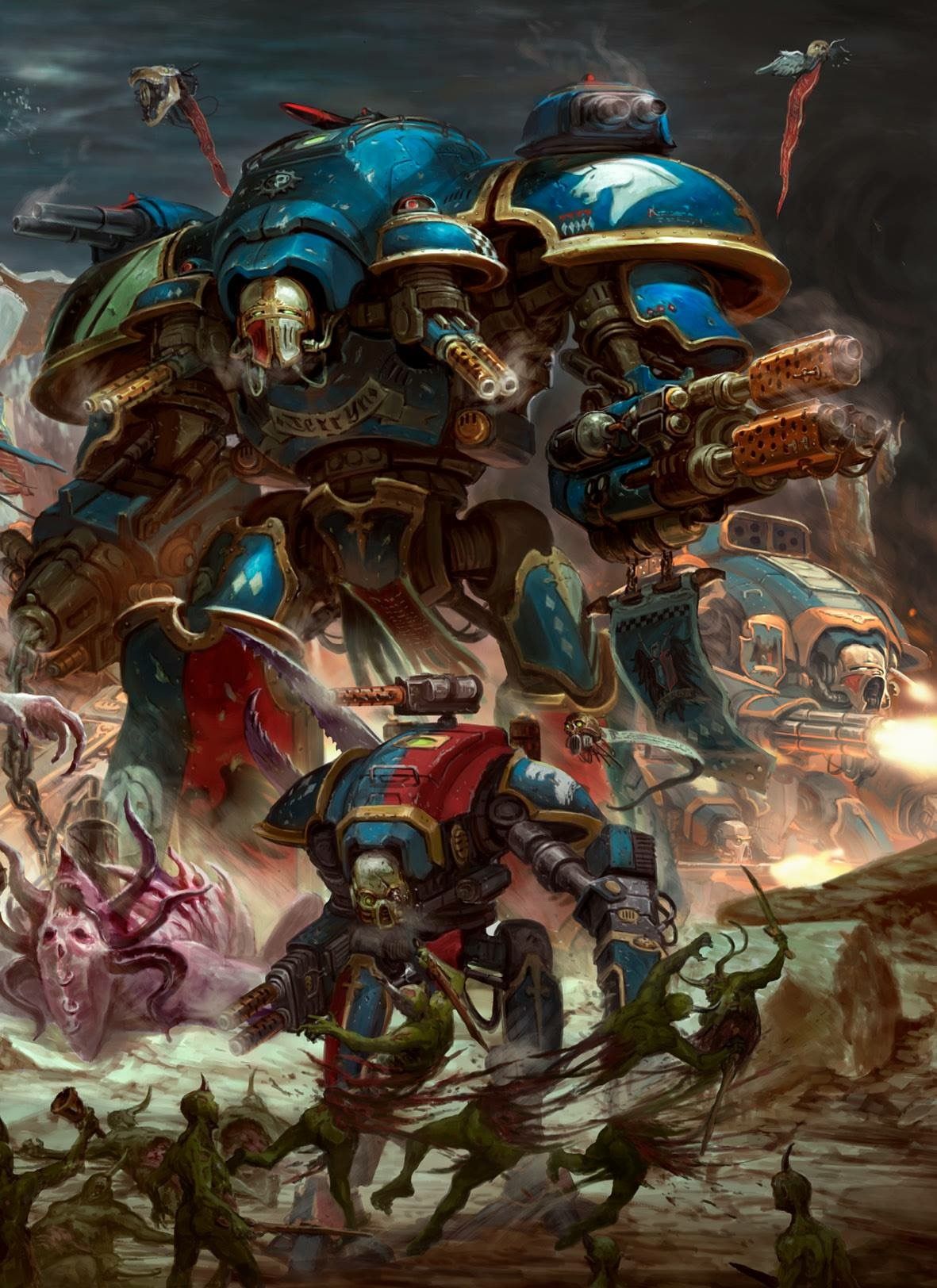 General 1181x1624 Warhammer 40,000 Nurgle titan knight Daemons