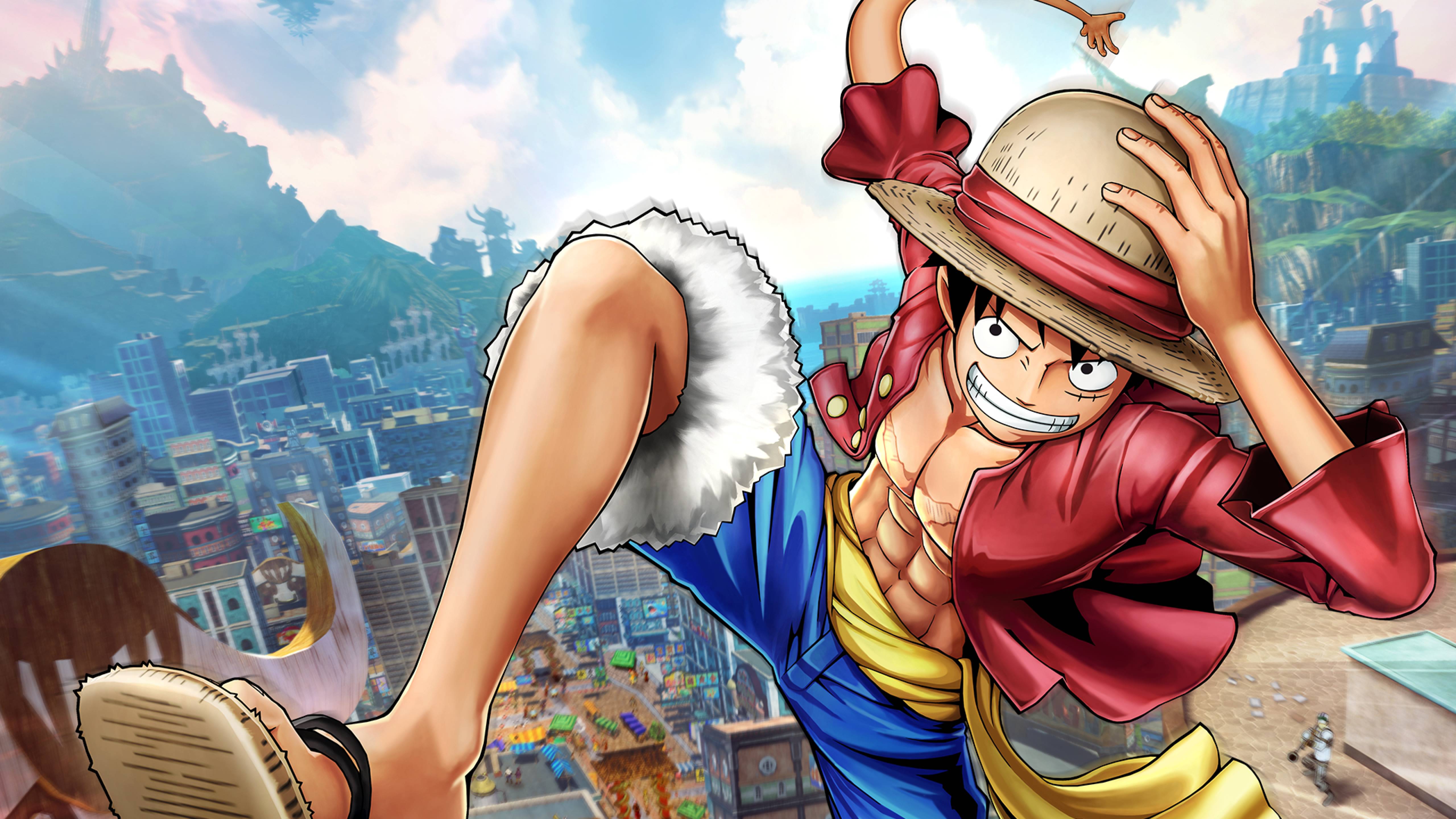 Anime 5120x2880 One Piece Monkey D. Luffy anime anime boys