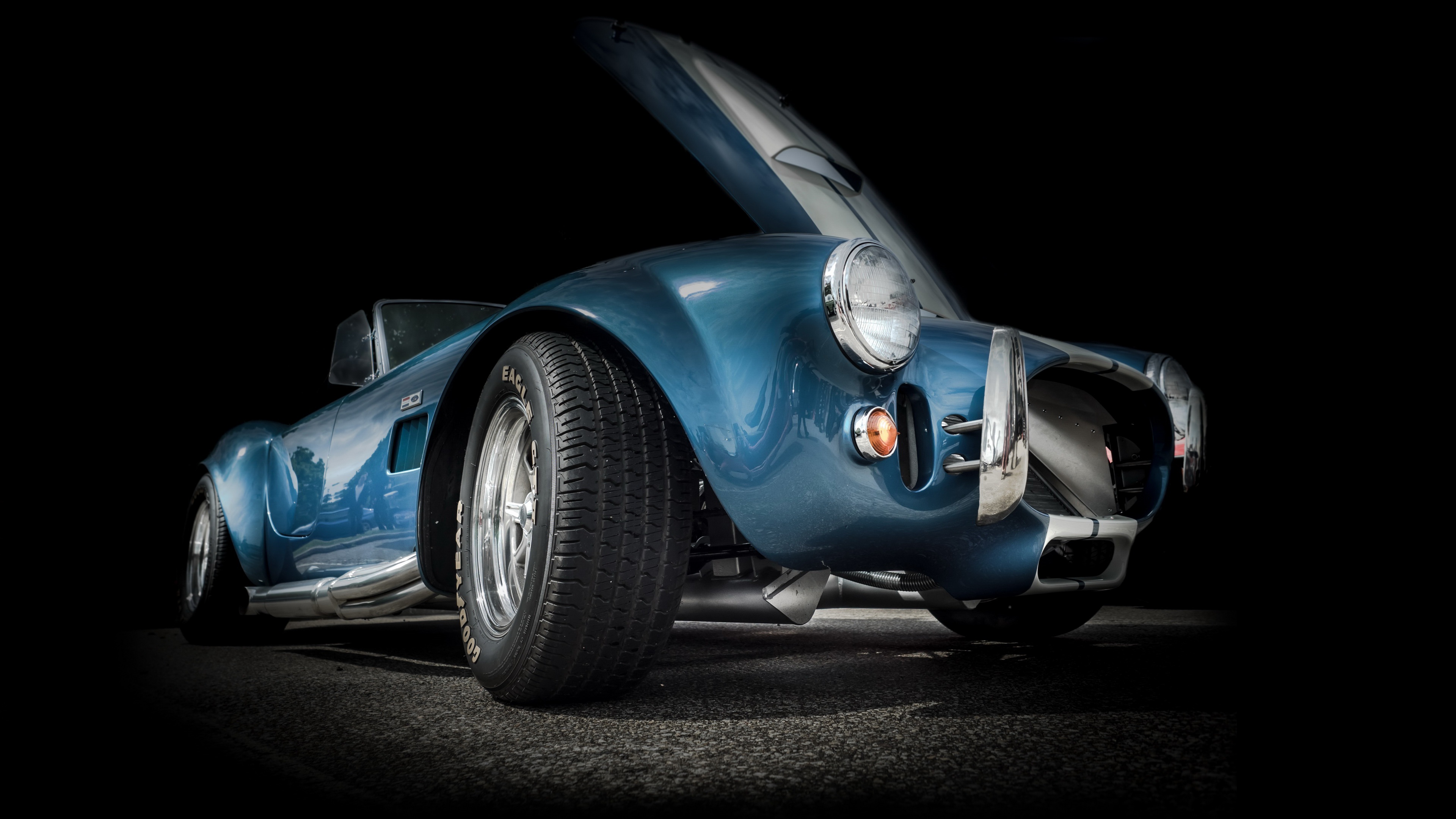 General 3840x2160 Shelby Cobra Shelby car vehicle blue cars