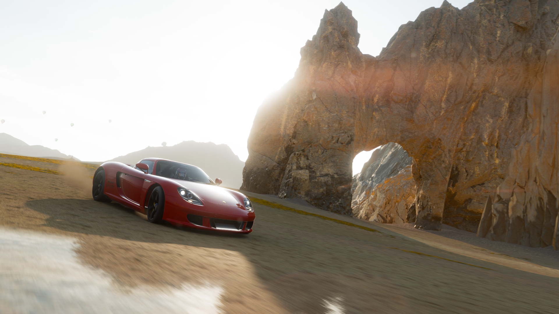General 1920x1080 Forza Horizon 5 Porsche Carrera GT video game art video games car rocks