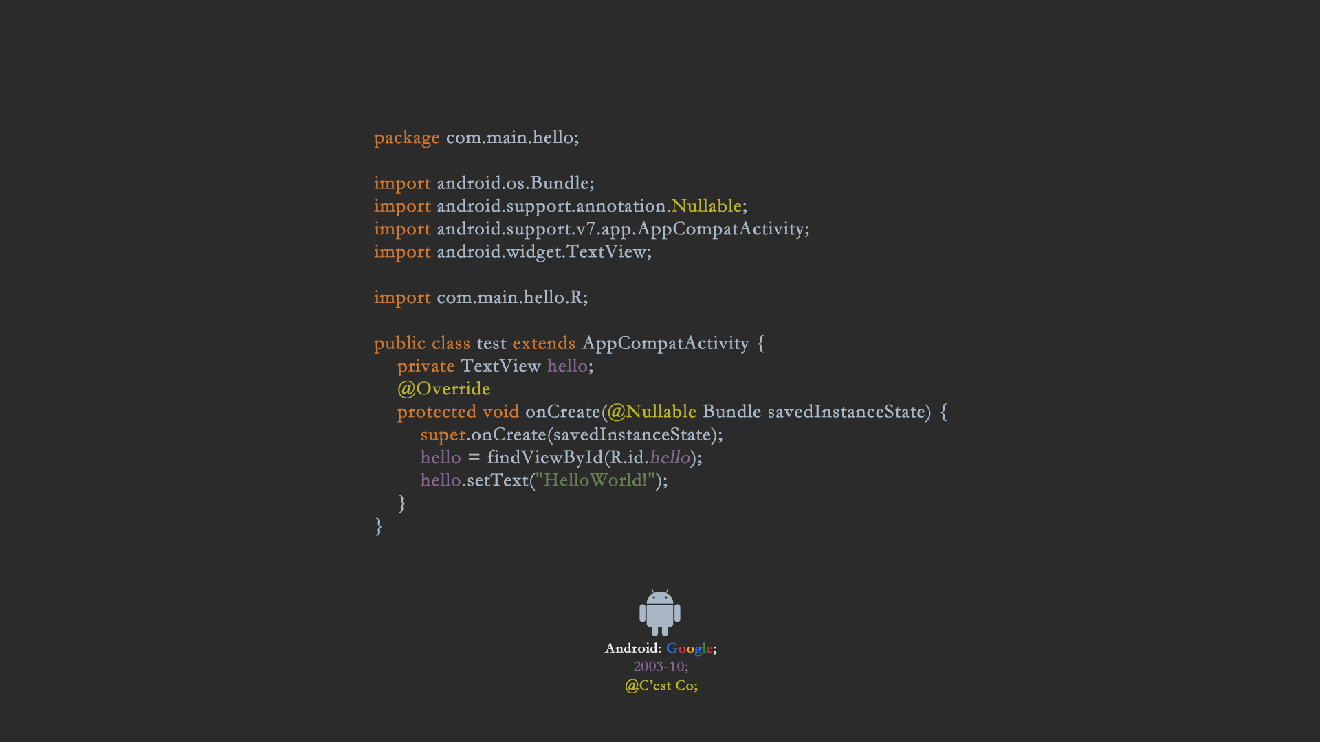 Java, text, Hello World, Google, Android (operating system), programming  language | 1920x1080 Wallpaper 
