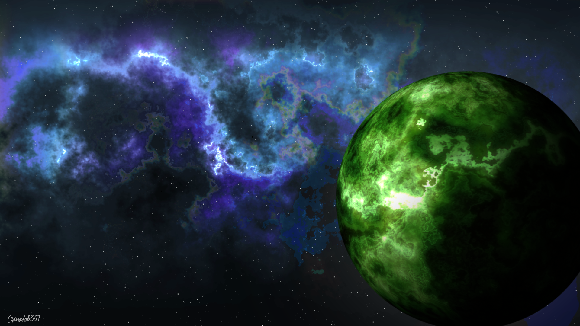 General 1920x1080 space planet nebula