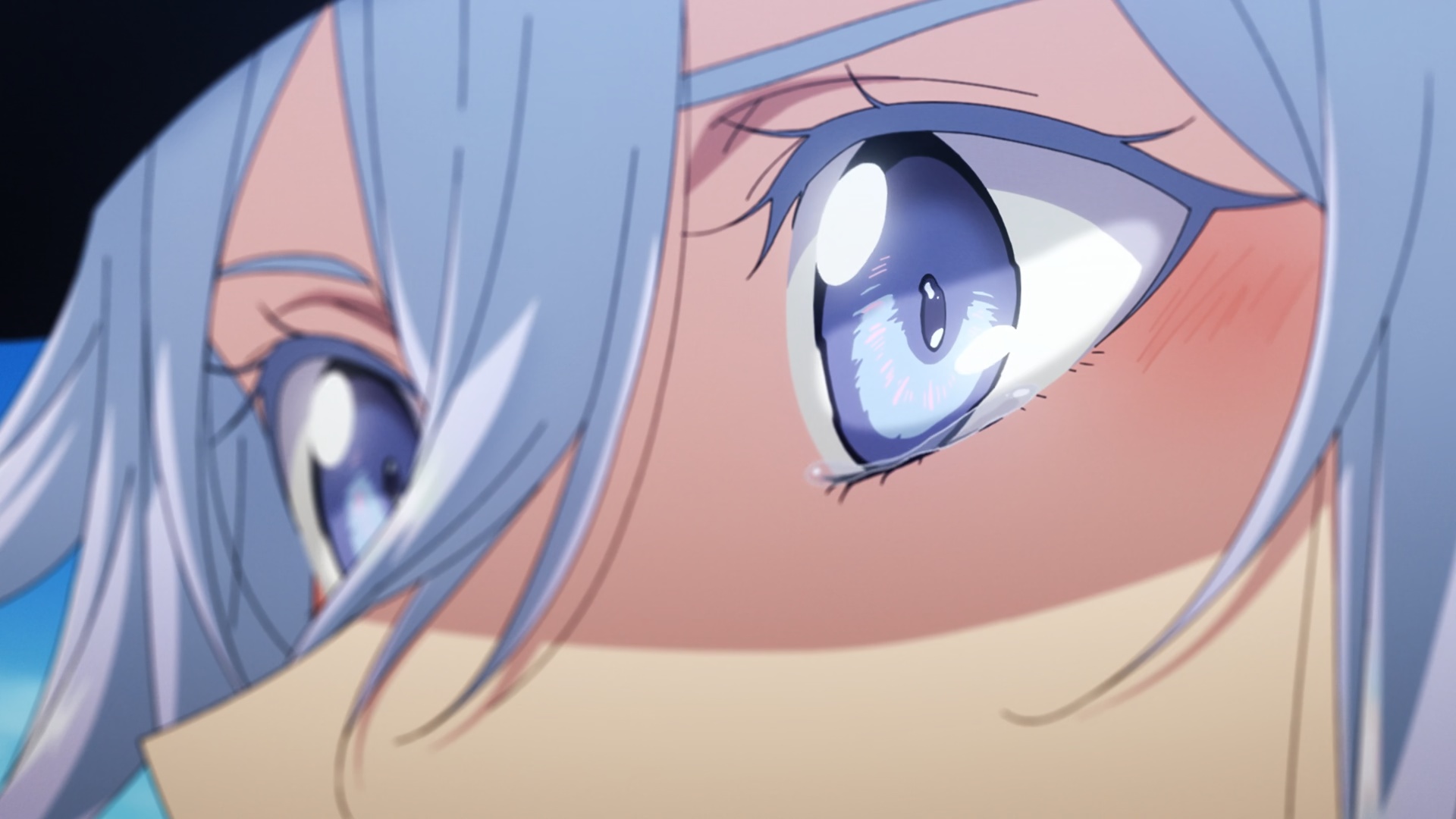 Anime 1920x1080 Eighty-Six eyes tears Vladilena Milizé anime girls anime Anime screenshot