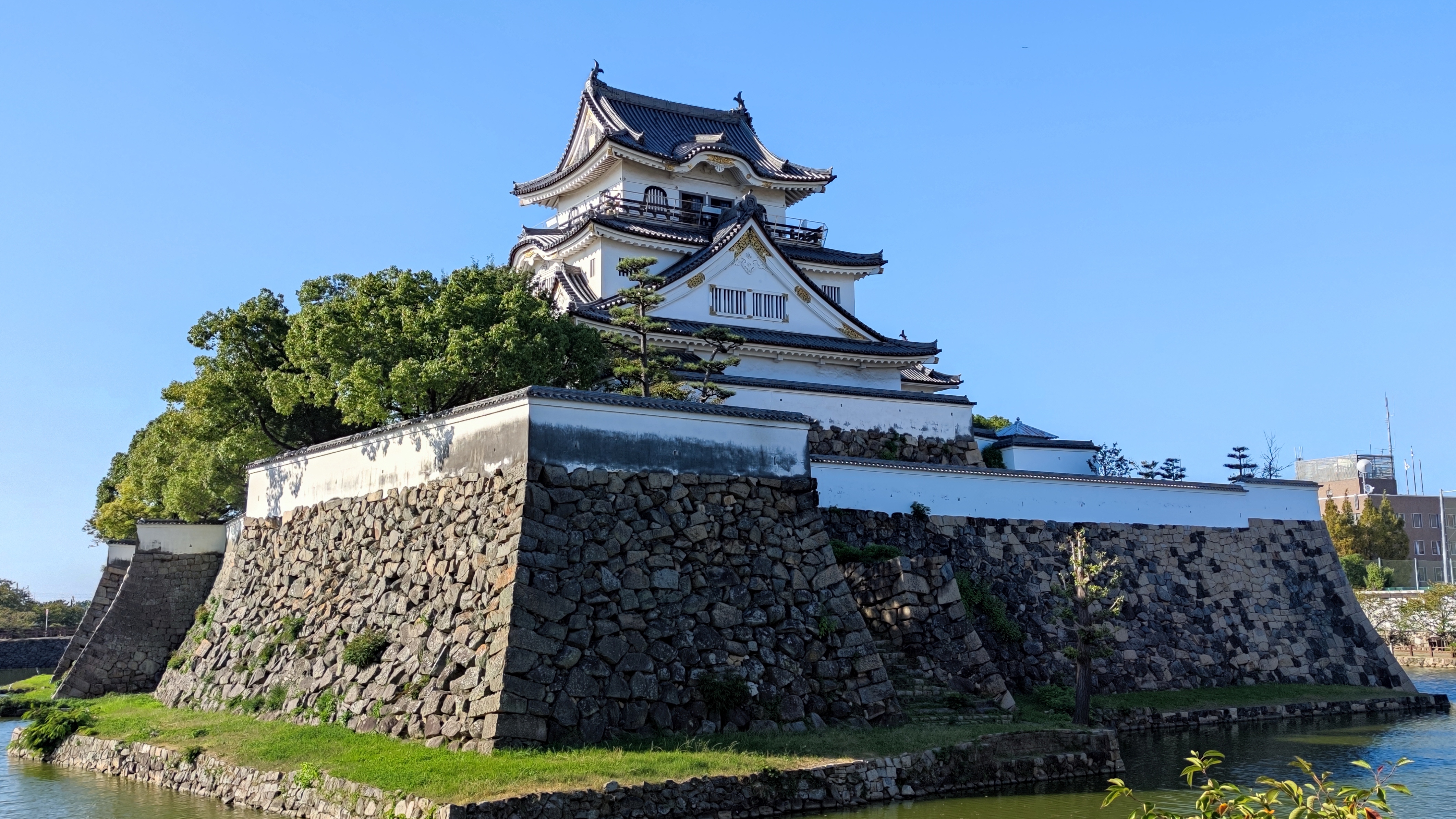 General 4248x2390 castle Japan kishiwada Osaka Prefecture