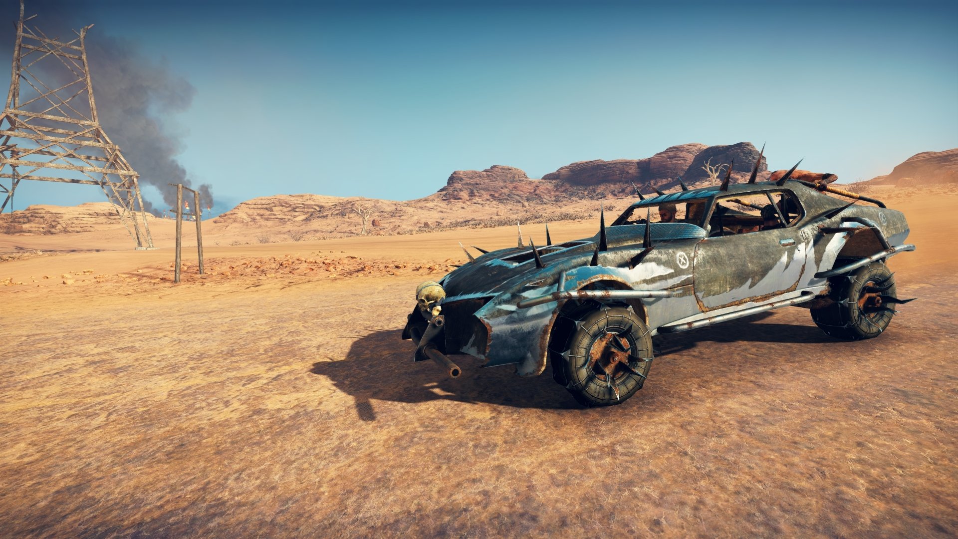 General 1920x1080 PC gaming video games Mad Max (game) desert apocalyptic car Mad Max screen shot