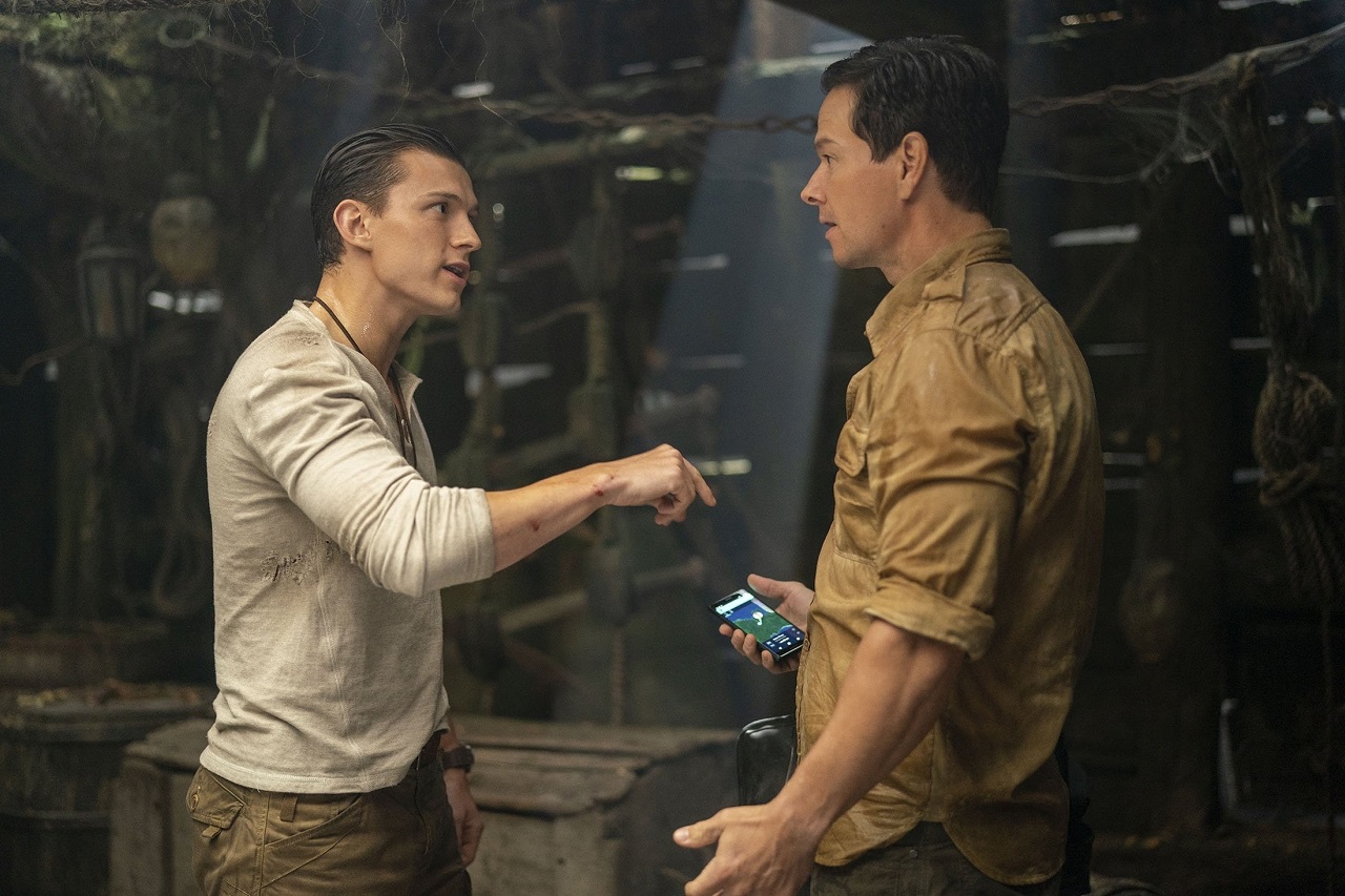 People 1280x853 Uncharted (movie) Mark Wahlberg Tom Holland movies Nathan Drake Victor Sullivan men Sony