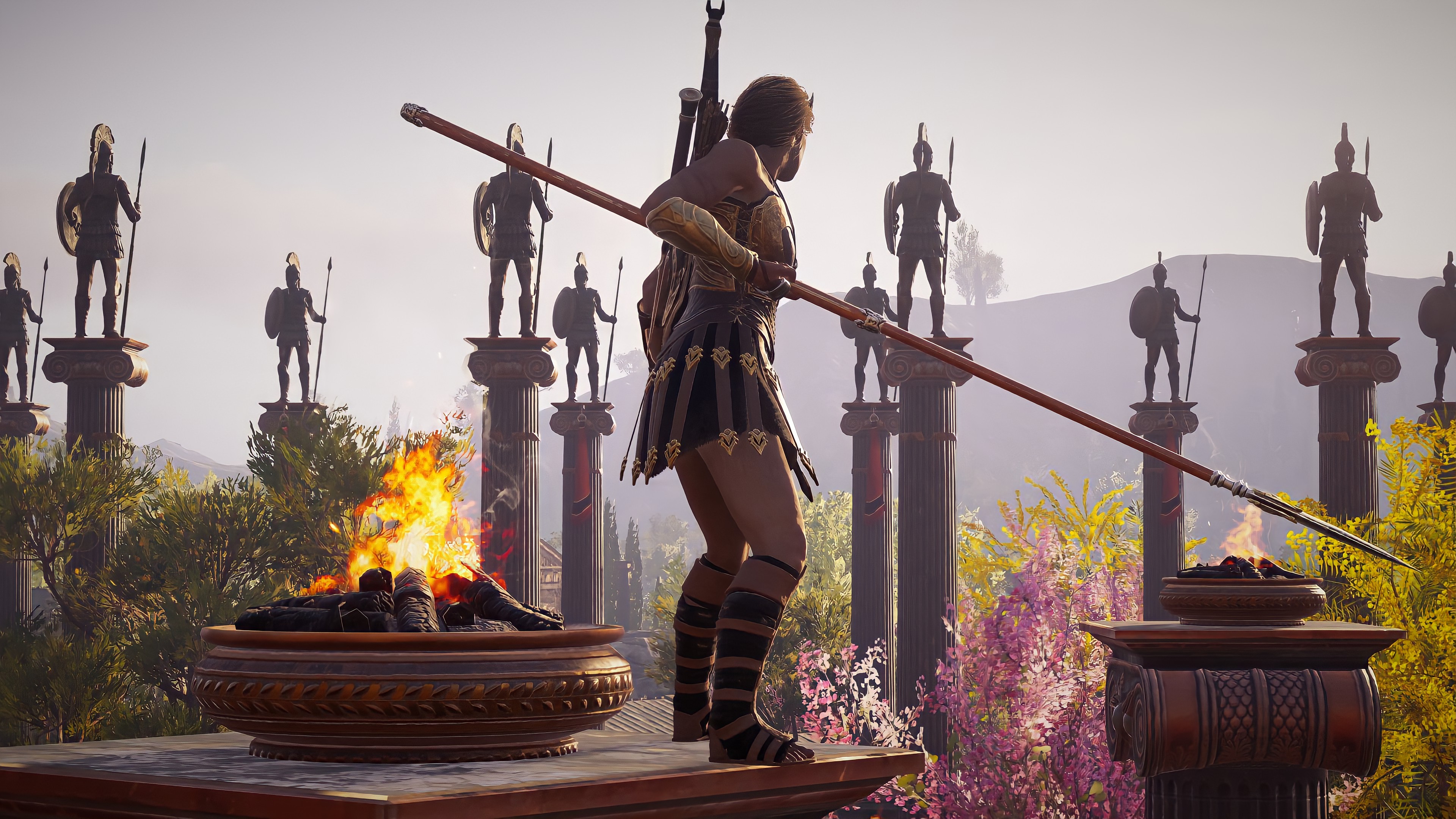 General 3840x2160 Ubisoft Kassandra video games screen shot Assassin's Creed Assassin's Creed: Odyssey video game characters