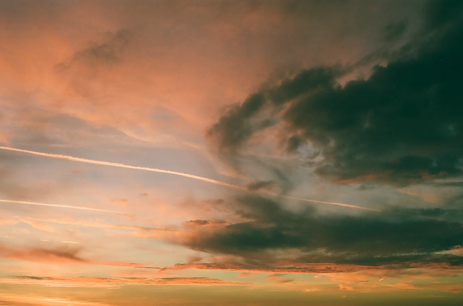 General 1545x1024 sunset clouds sky film grain landscape nature