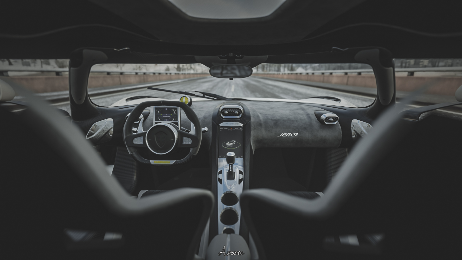 General 1920x1080 Koenigsegg Jesko Koenigsegg car car interior vehicle Hypercar Forza Forza Horizon 4 video games supercars