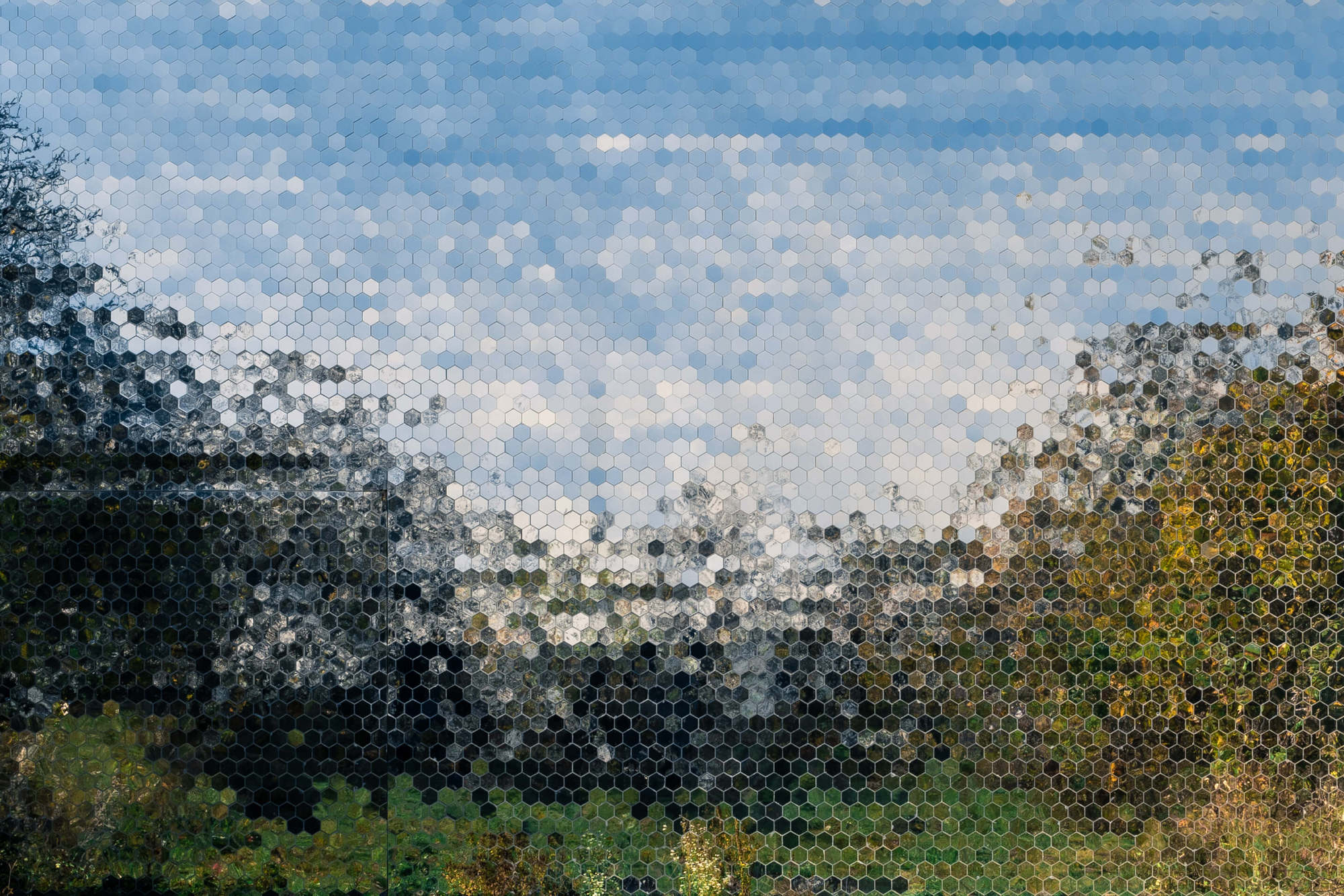 General 2000x1334 mosaic texture digital art hexagon