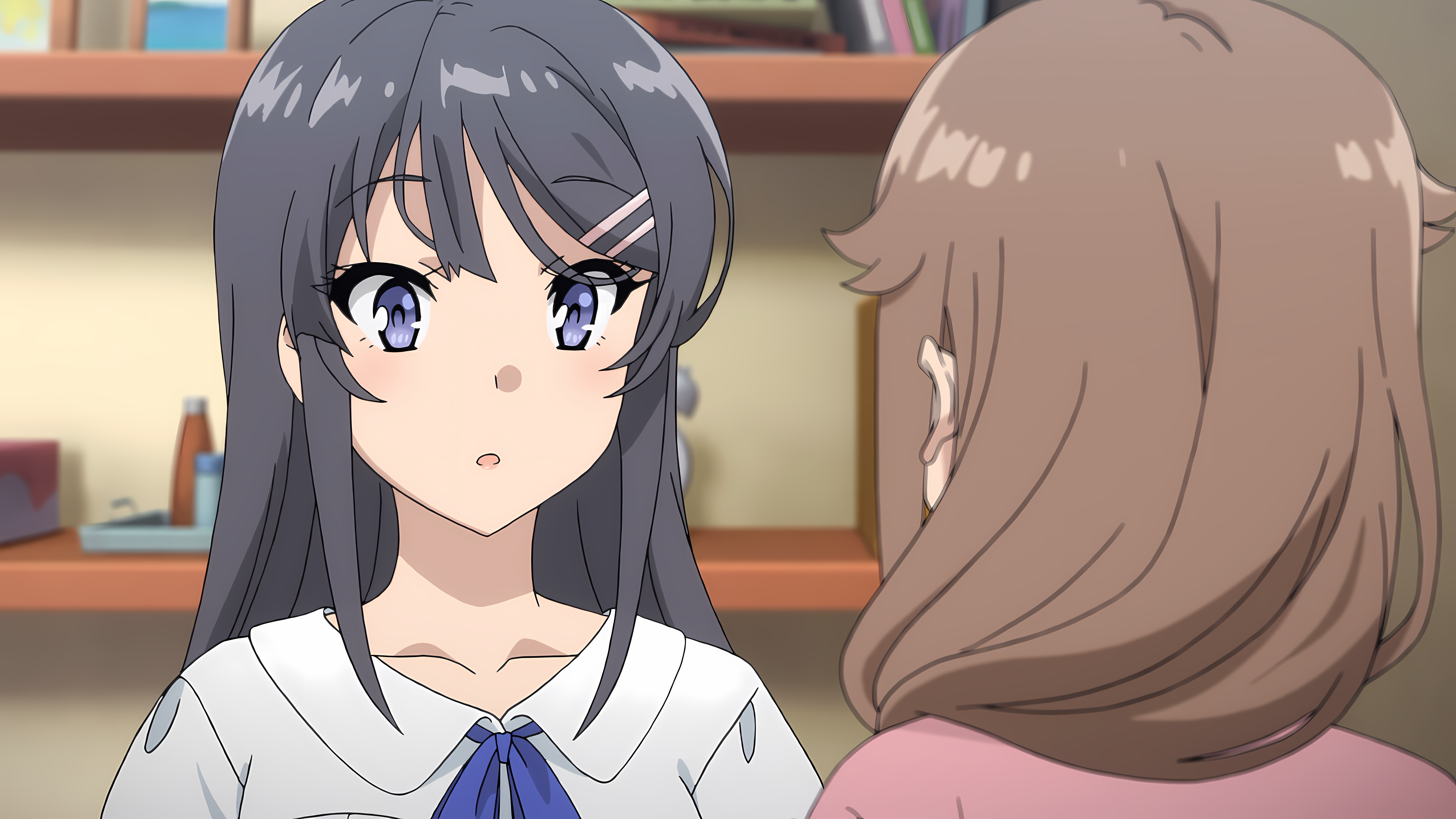 Anime 7680x4320 Sakurajima Mai Seishun Buta Yarō wa Bunny Girl-senpai no Yume wo Minai anime anime girls