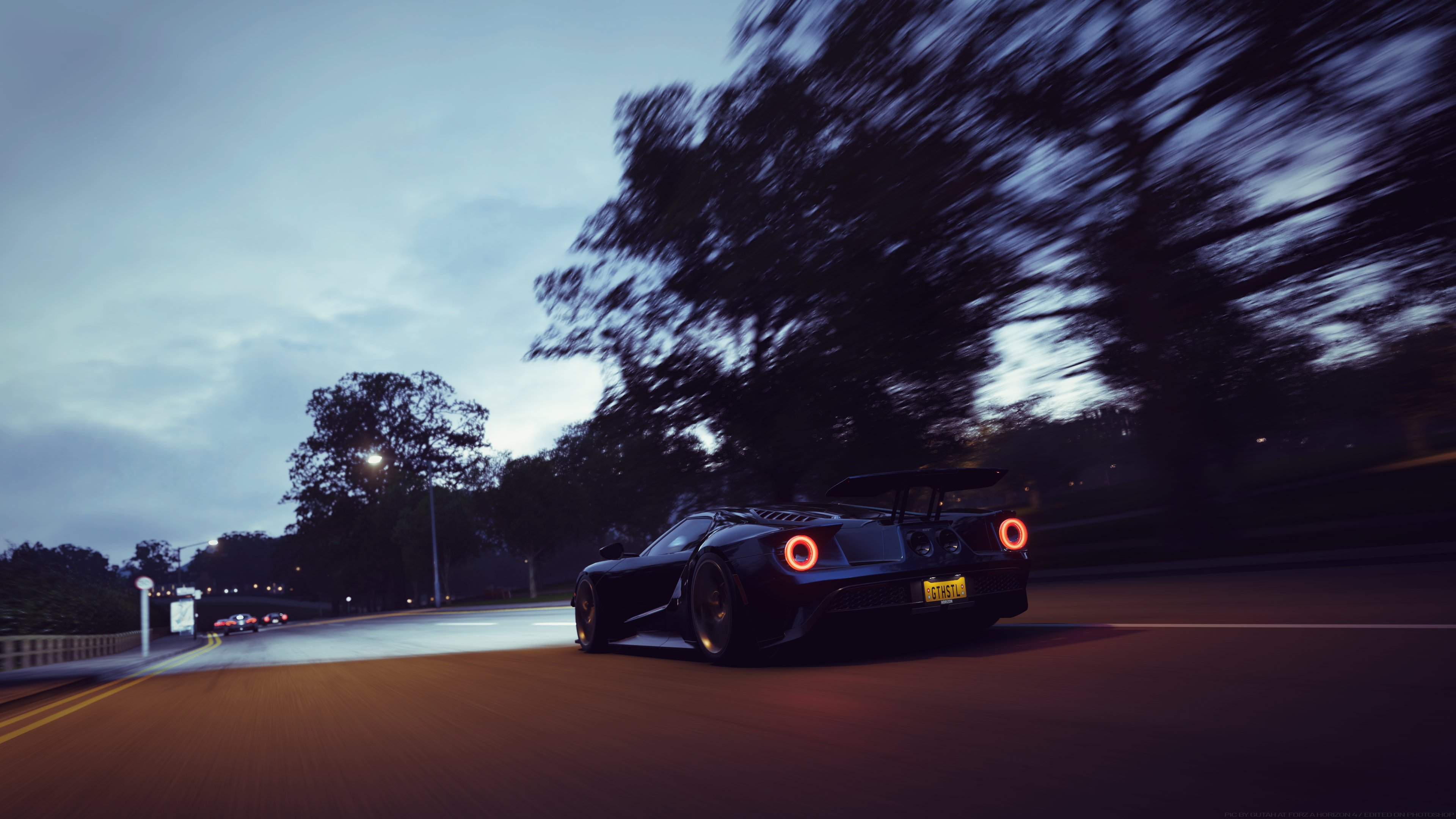 General 3840x2160 Forza Forza Horizon 4 car video game art Ford Ford GT street vehicle photoshopped video games Ford GT Mk II