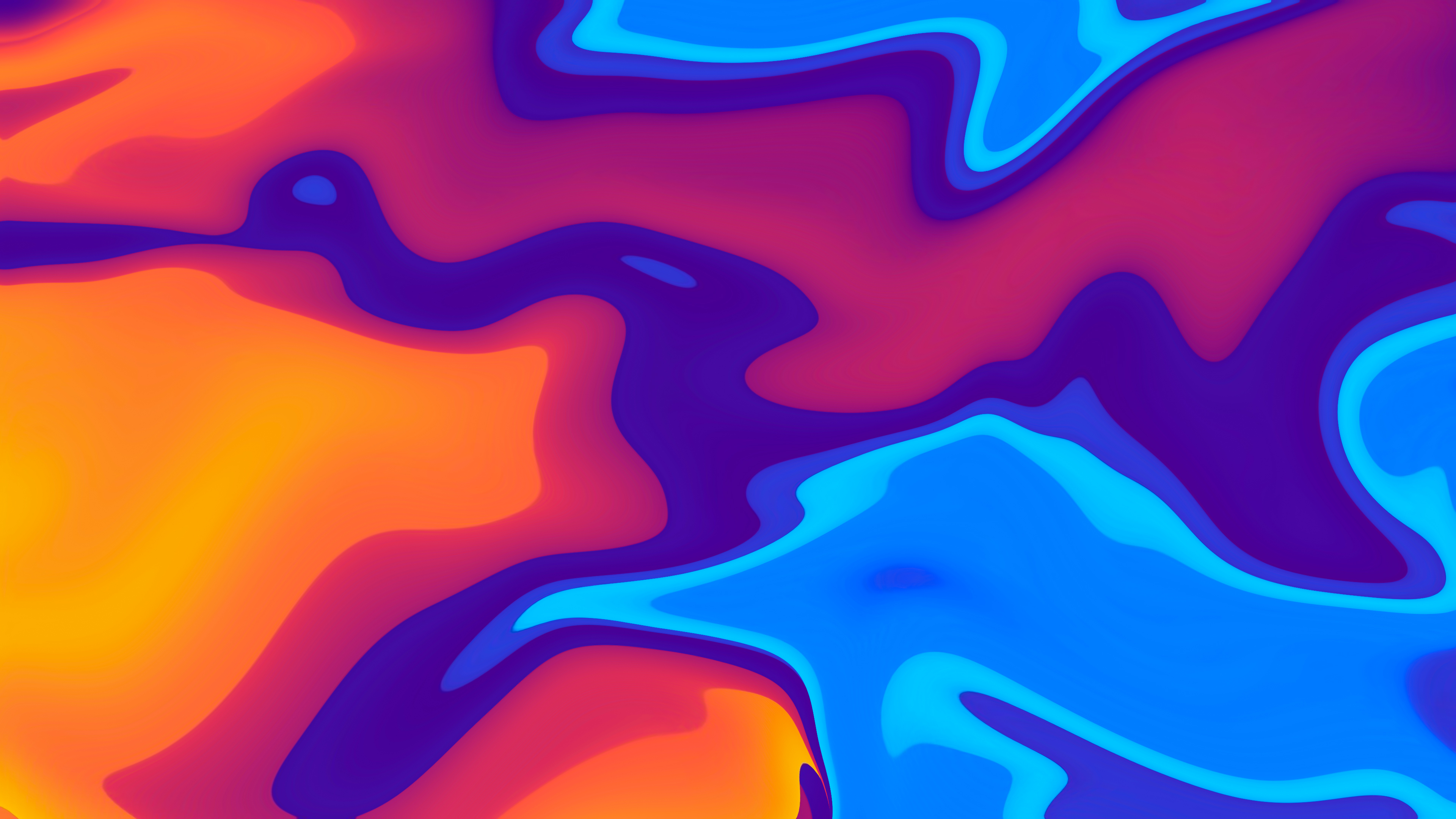 General 3840x2160 abstract colorful shapes digital art