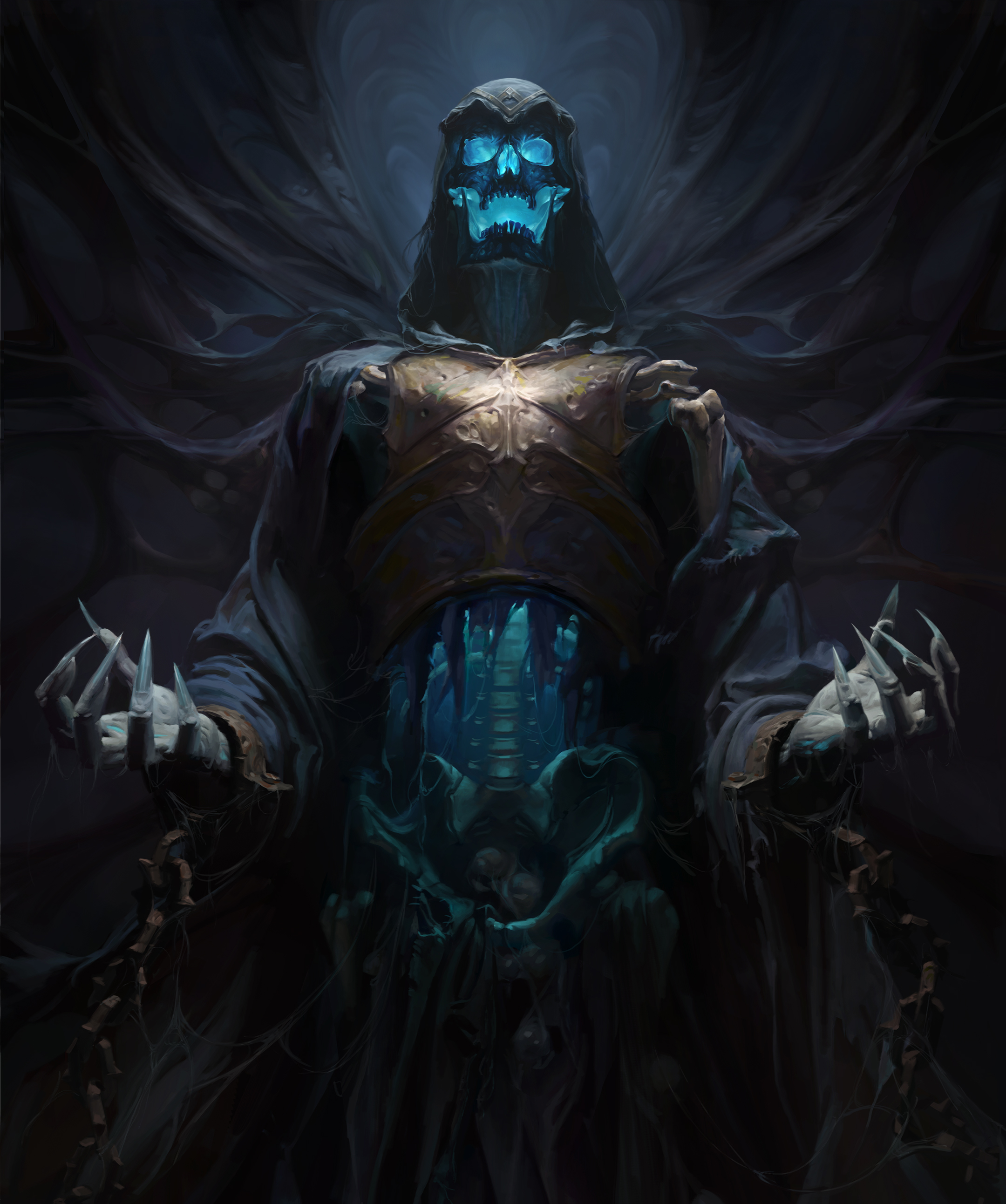 General 2160x2585 Diablo Diablo Immortal video games fantasy art skull PC gaming video game art