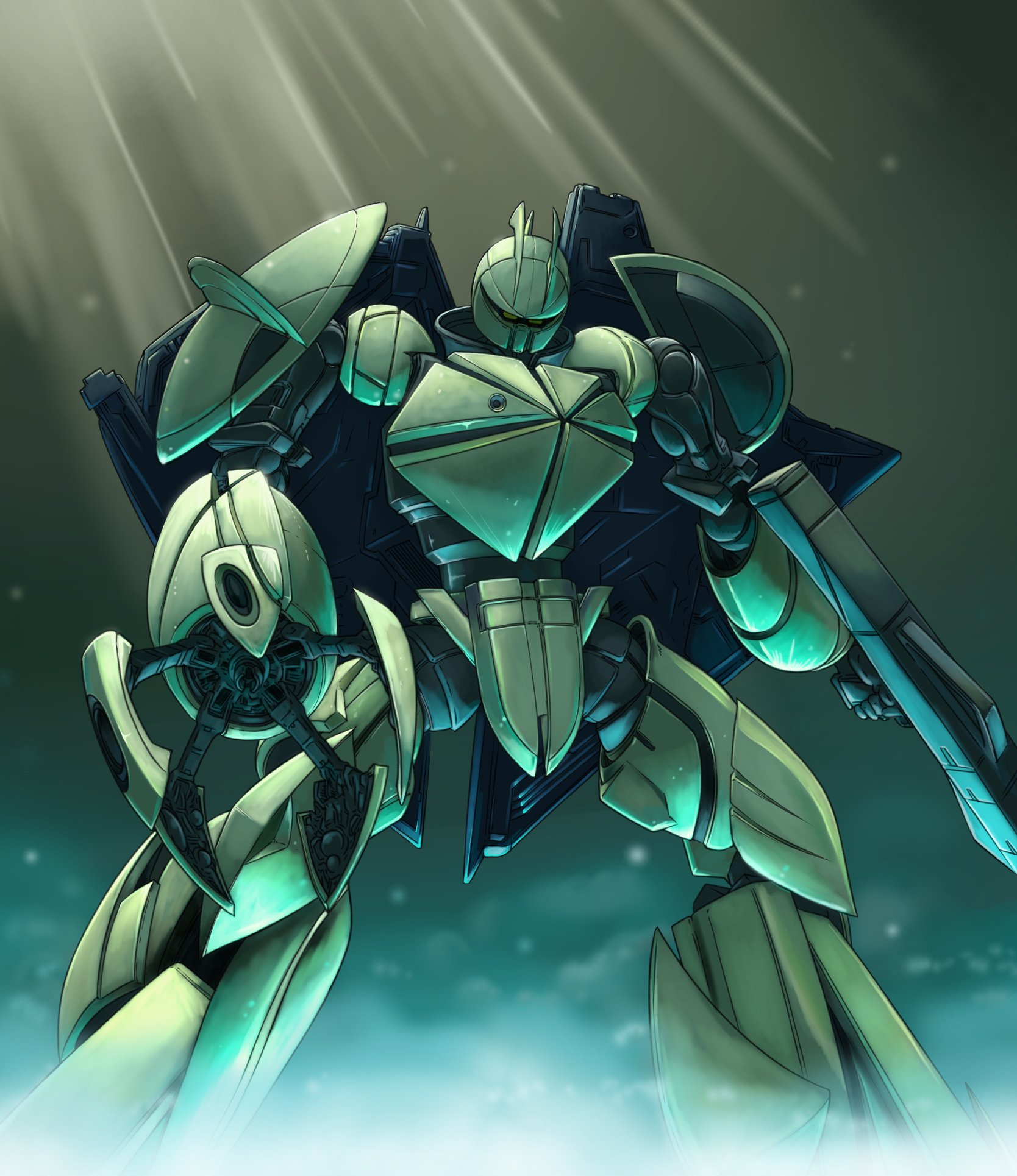 Anime 1668x1930 Turn X ∀ Gundam anime mechs Mobile Suit Super Robot Taisen artwork digital art fan art