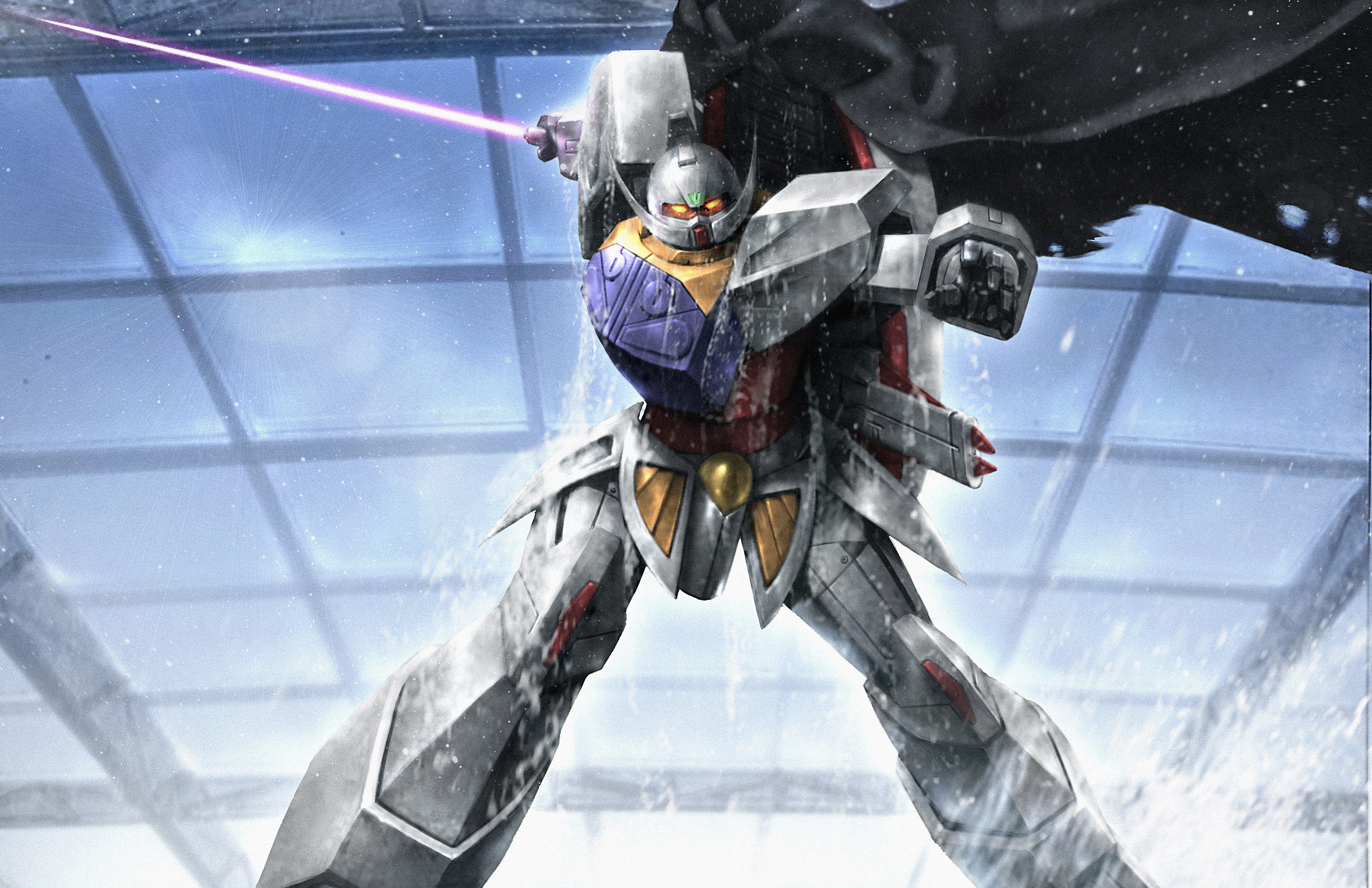 Anime 5100x3300 ∀ Gundam System-∀99 ∀ Gundam anime mechs Gundam Super Robot Taisen artwork digital art fan art