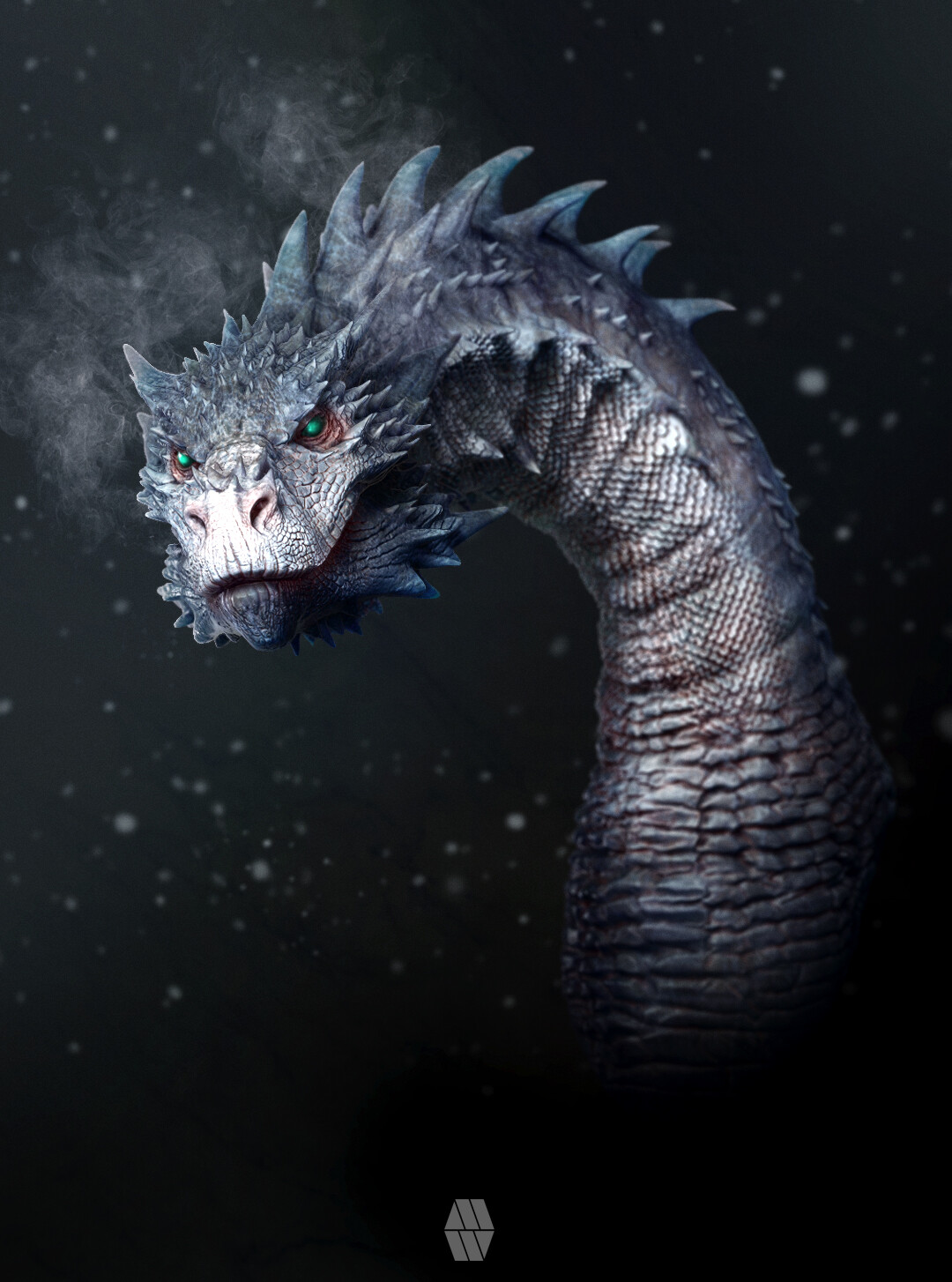 General 1080x1454 Marcus Whinney dragon creature digital art CGI fantasy art