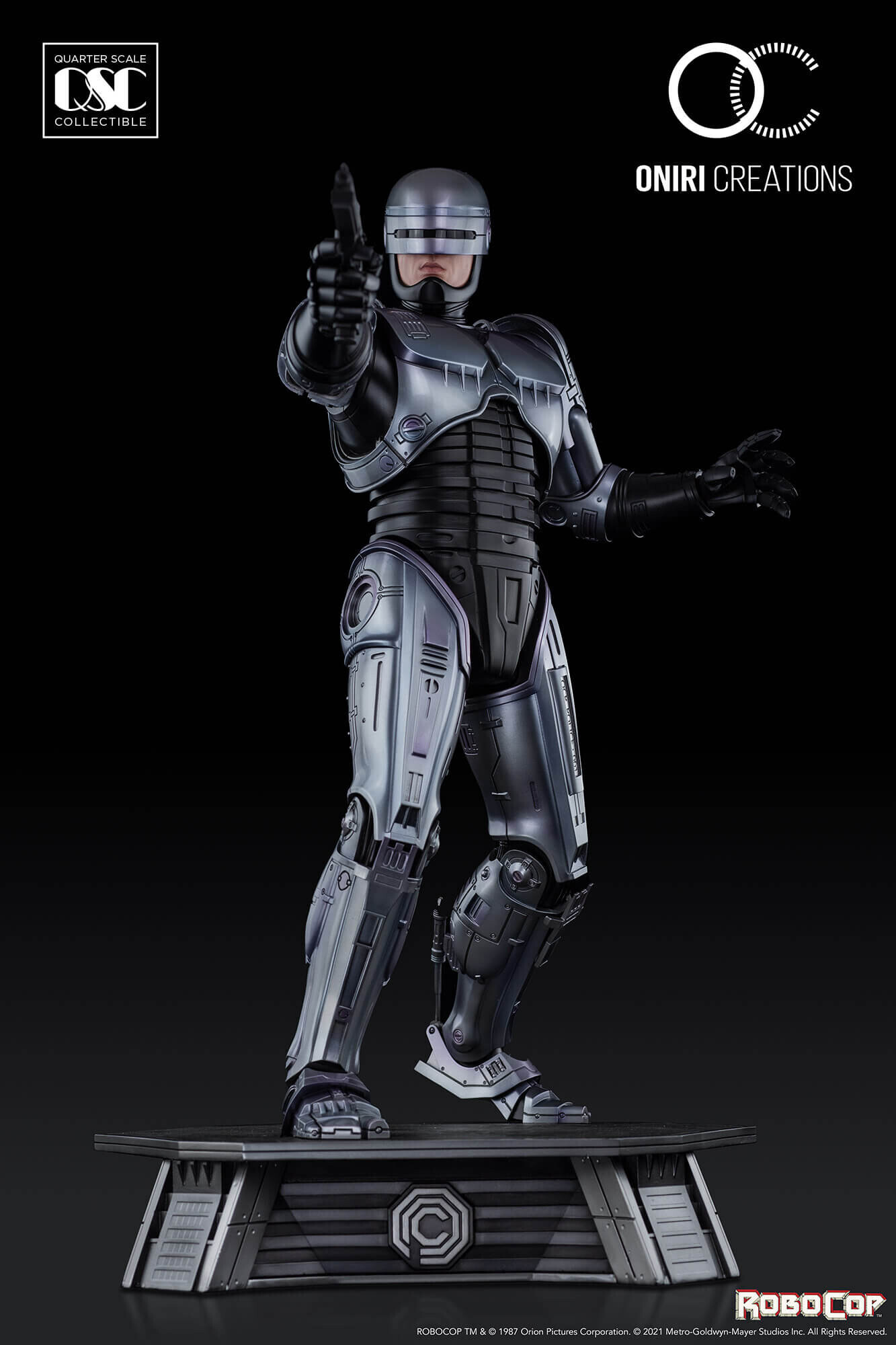 General 1333x2000 David Letondor RoboCop ArtStation action figures cyborg movies men machine