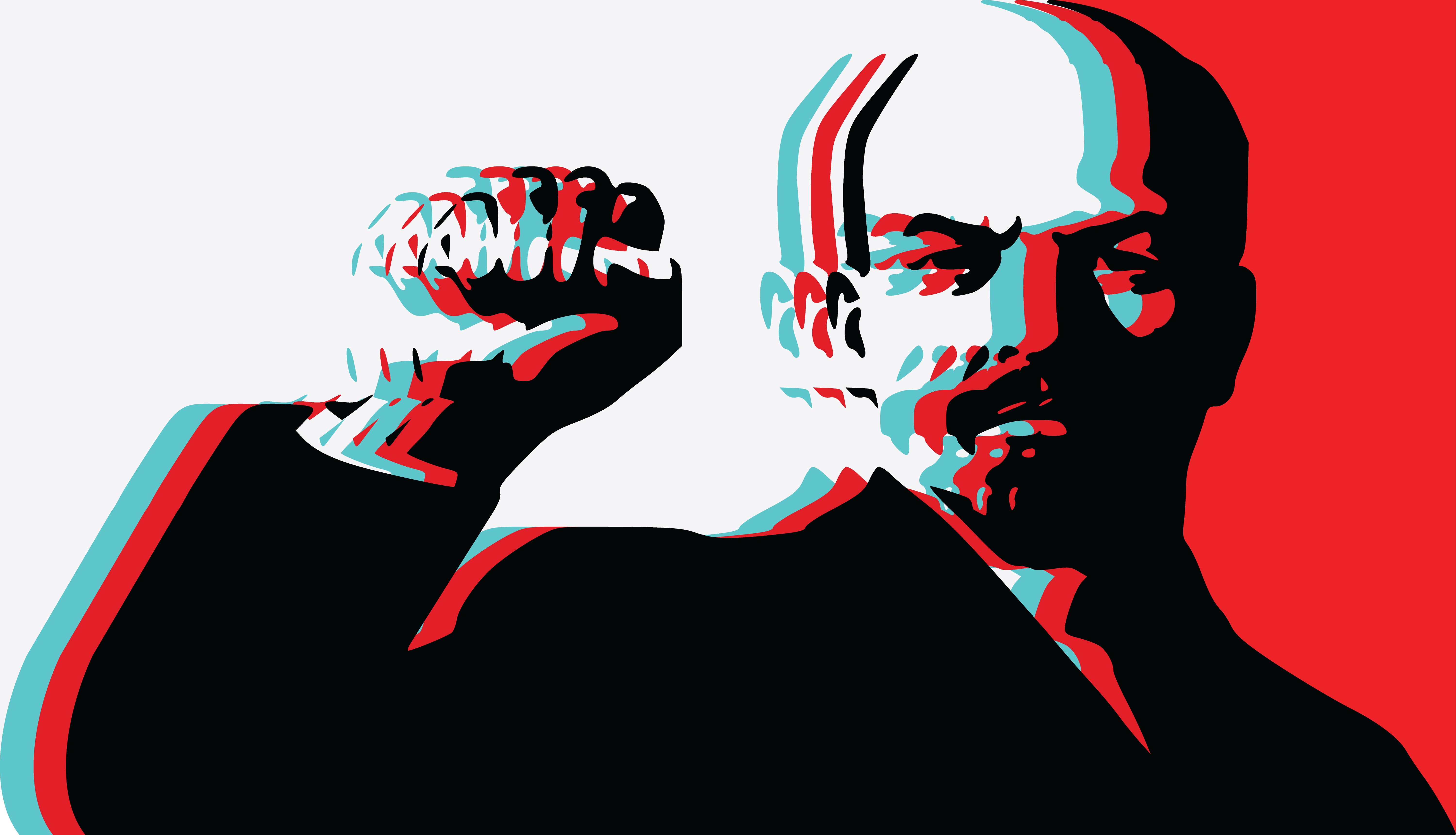 General 6001x3441 Vladimir Lenin poster illustration digital art Russian Bolsheviks shaved head