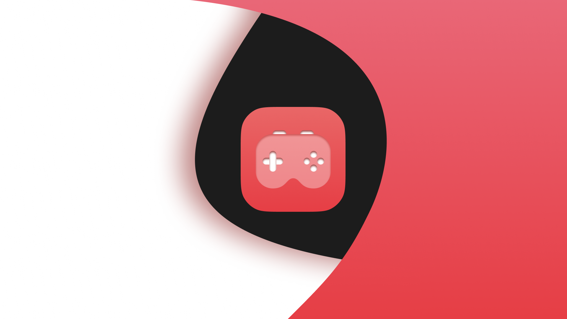 General 1920x1080 controllers red white vector abstract