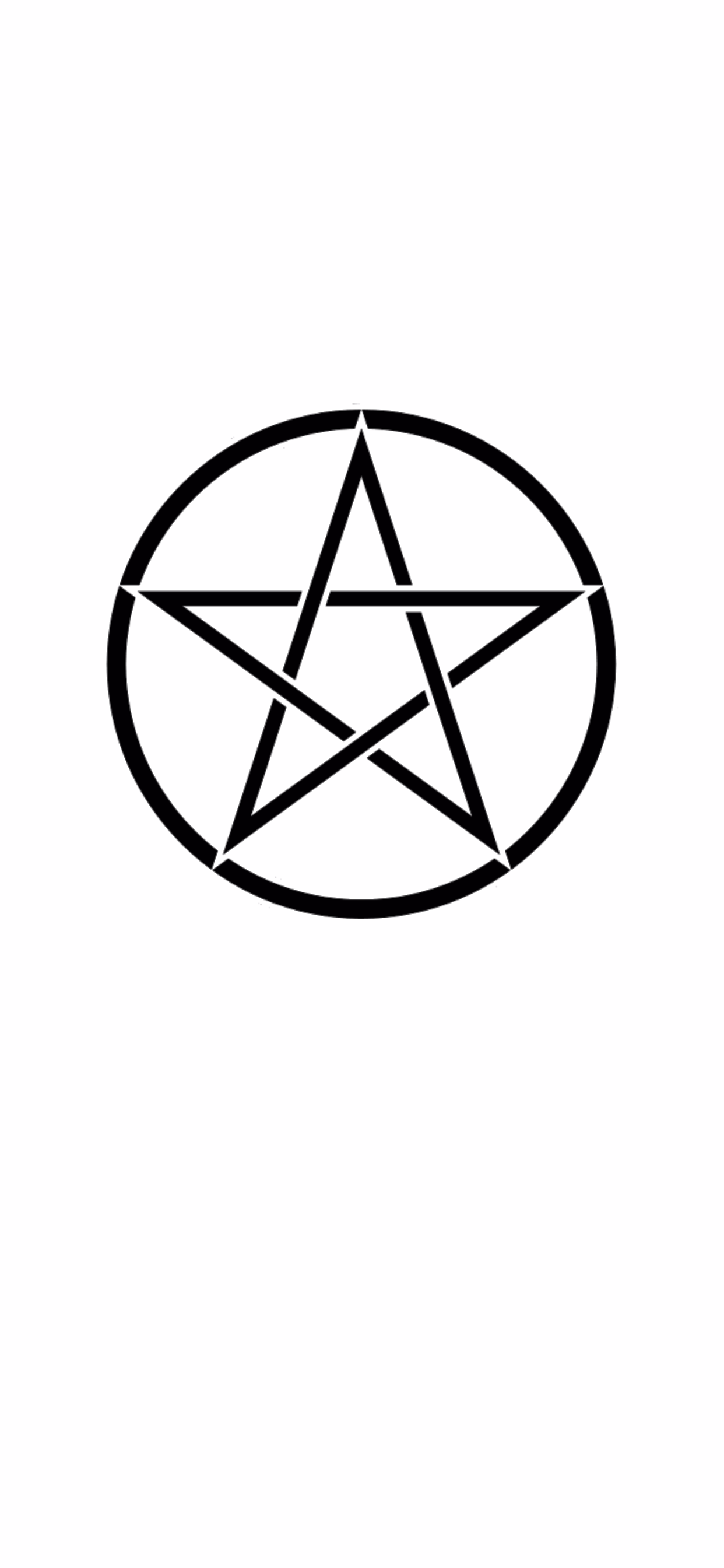 General 1242x2688 Pentacle Wicca Witchcraft symbols phone