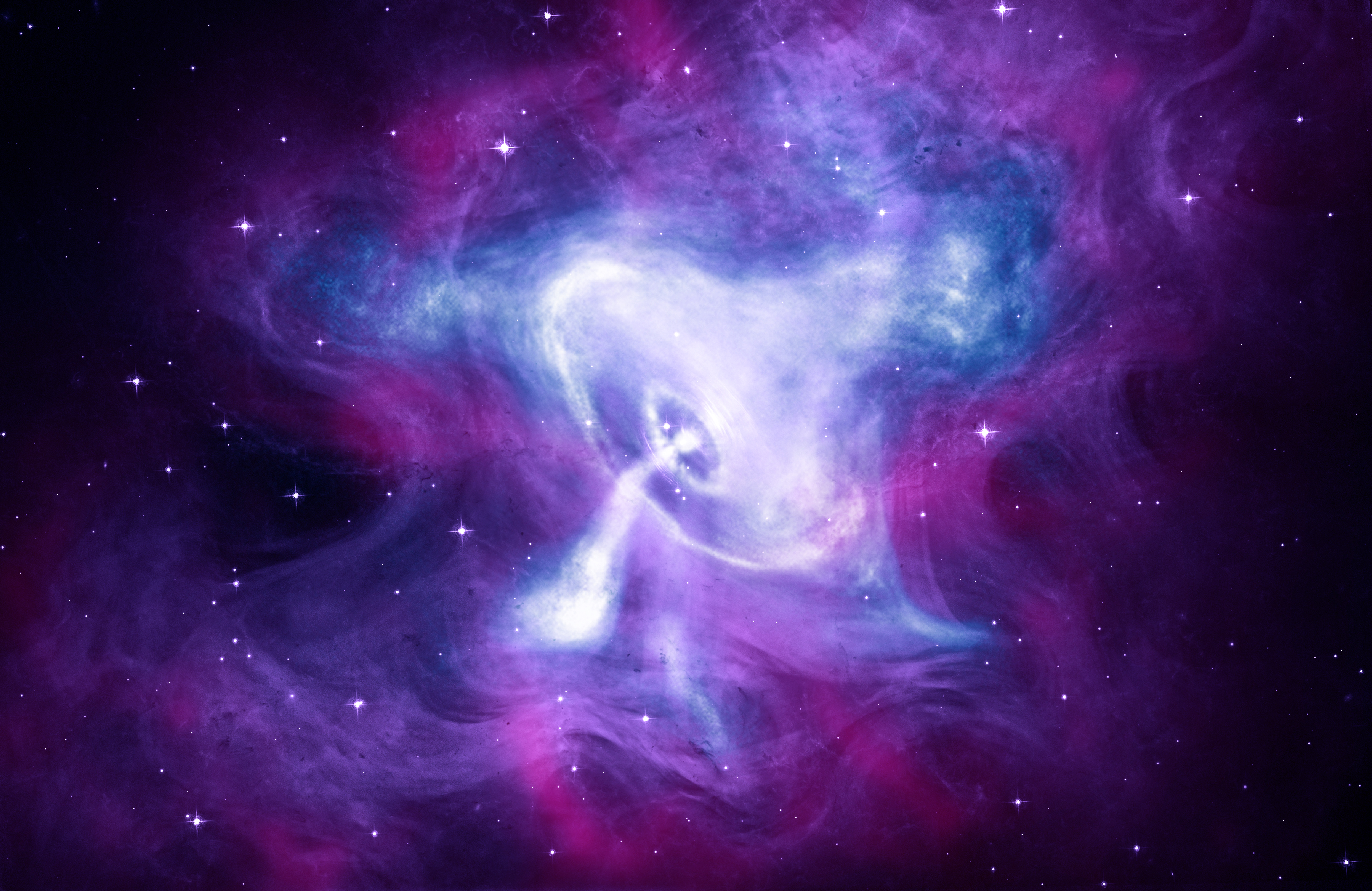 General 3600x2338 Hubble Deep Field space nebula stars black holes galaxy Milky Way universe NASA digital art
