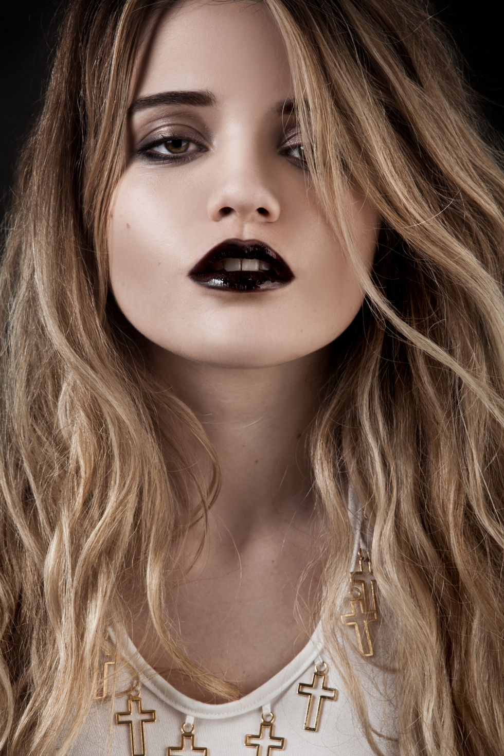 People 980x1470 Sky Ferreira women singer actress blonde women indoors face dark lipstick makeup portrait portrait display