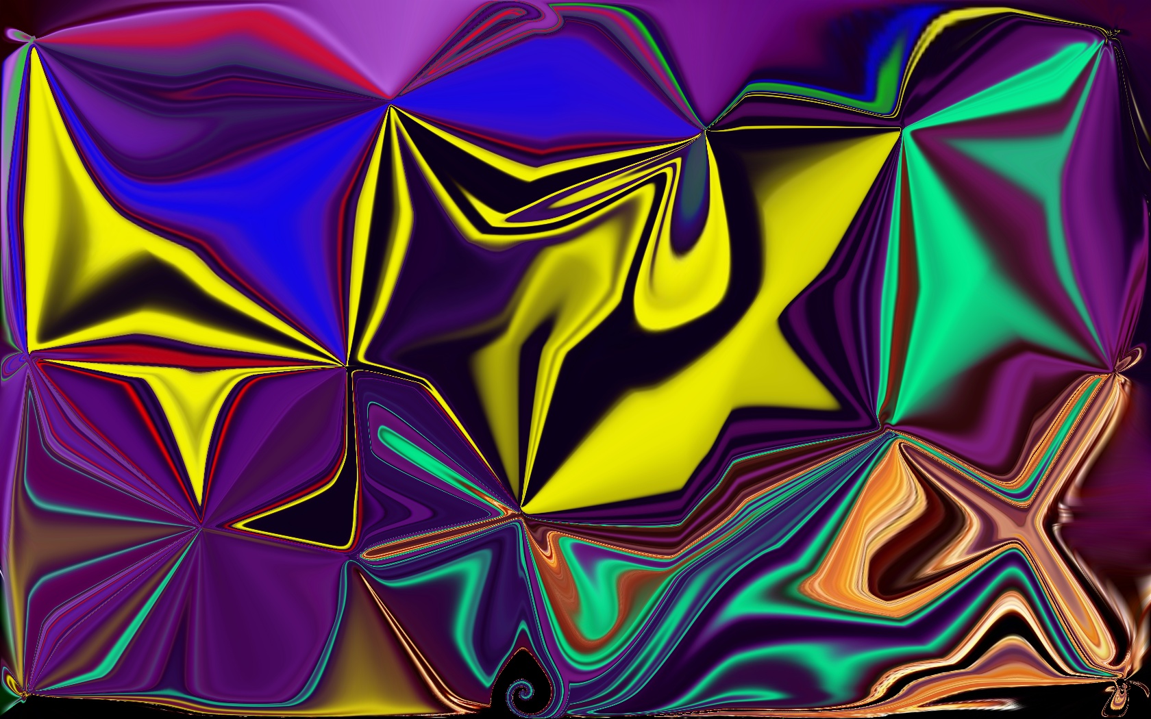 General 1680x1050 trippy abstract LSD digital art