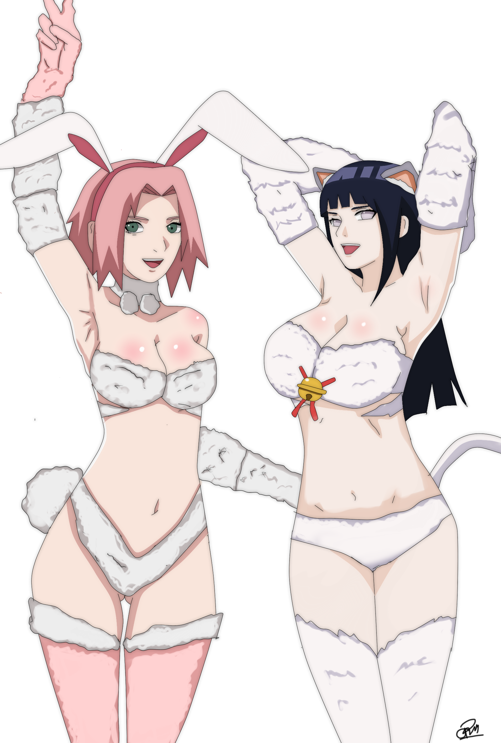Anime 1600x2370 anime girls curvy Naruto Shippuden Hyuuga Hinata