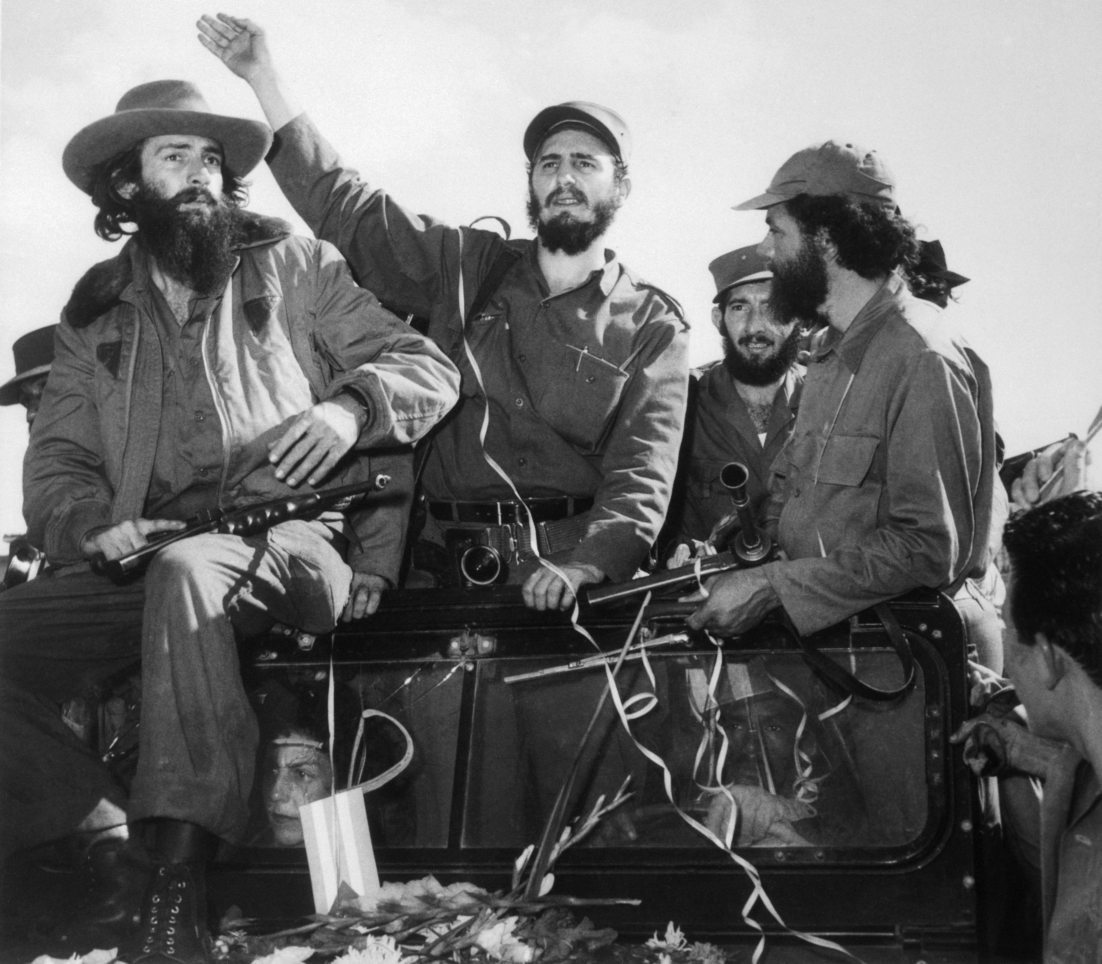 People 3587x3137 Fidel Castro Cuba history men beard vintage monochrome photography gun revolutionary communism political figure deceased