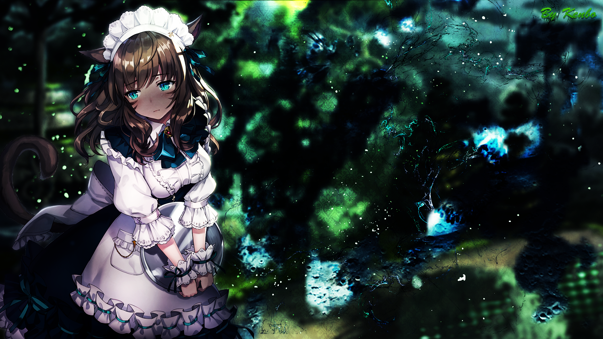 Anime 1920x1080 anime anime girls maid picture-in-picture