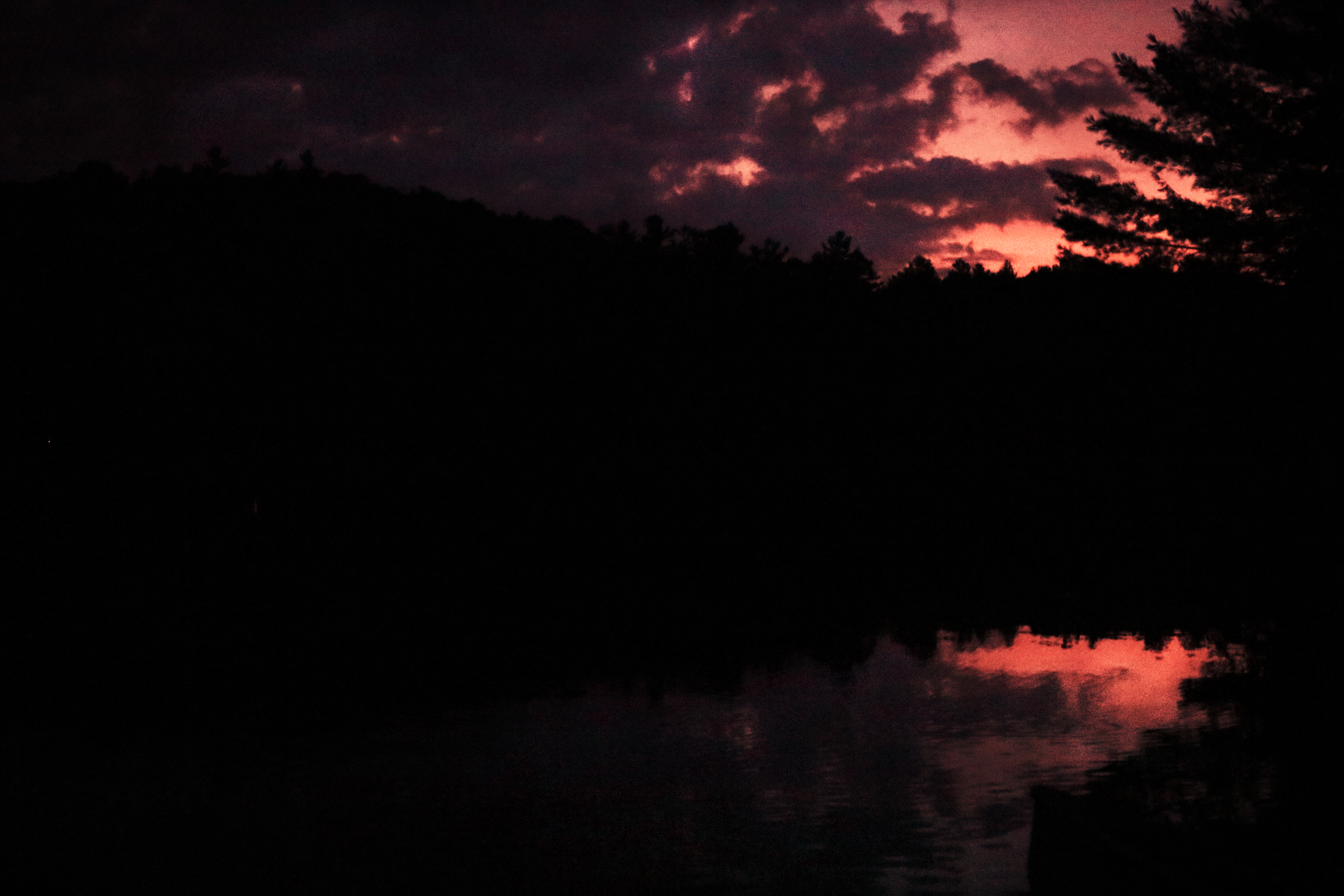 General 6000x4000 sunrise landscape reflection nature lake night spooky low light