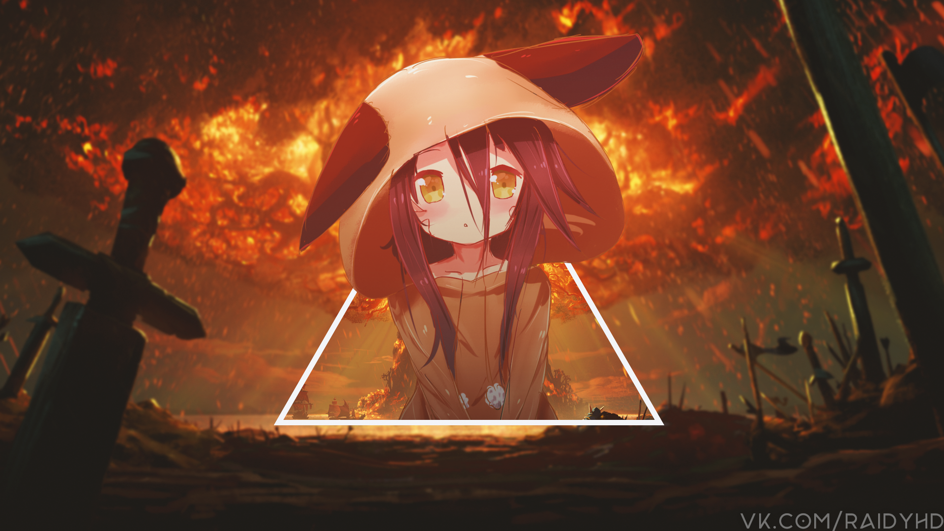 Anime 1920x1080 anime anime girls picture-in-picture No Game No Life Shuvi