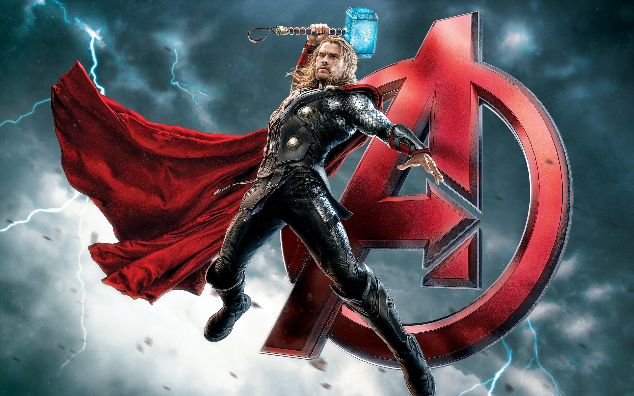 General 2560x1600 Thor Thor 2: The Dark World Thor : Ragnarok Avengers Endgame Avengers: Infinity war Avengers: Age of Ultron science fiction movie characters Mjolnir lightning