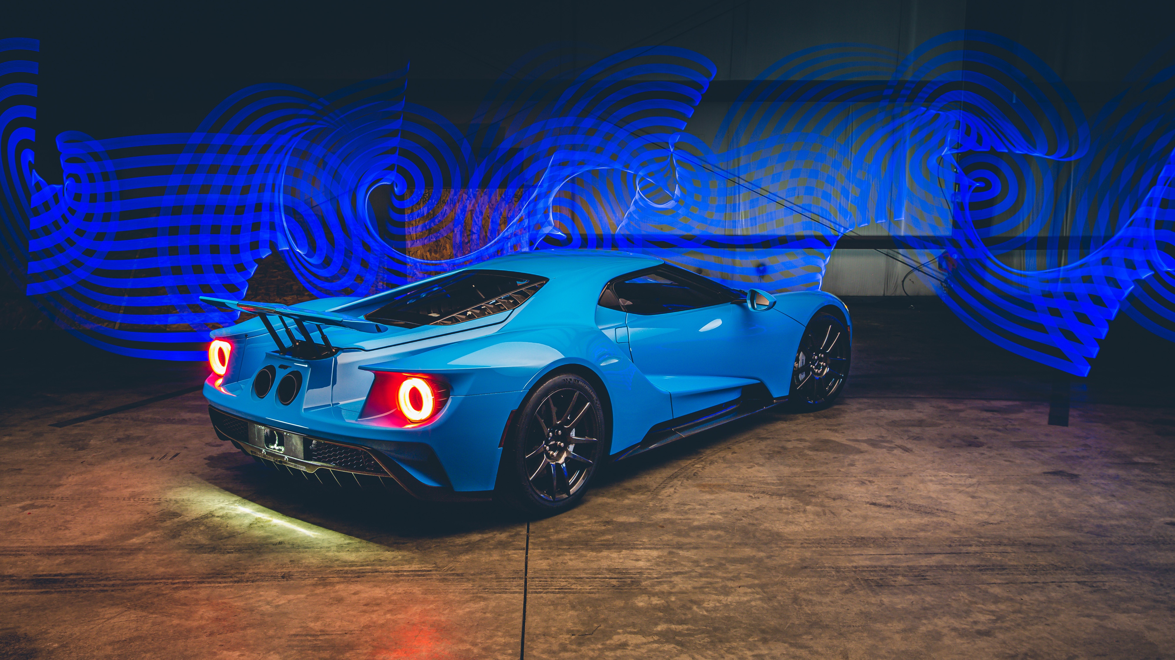 General 4000x2250 Ford Ford GT blue supercars Ford GT Mk II car vehicle blue cars American cars