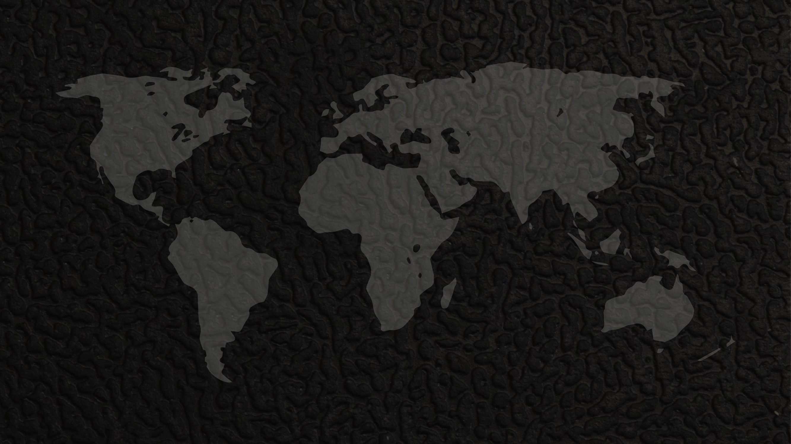 General 2667x1500 dark map continents world map digital art low light