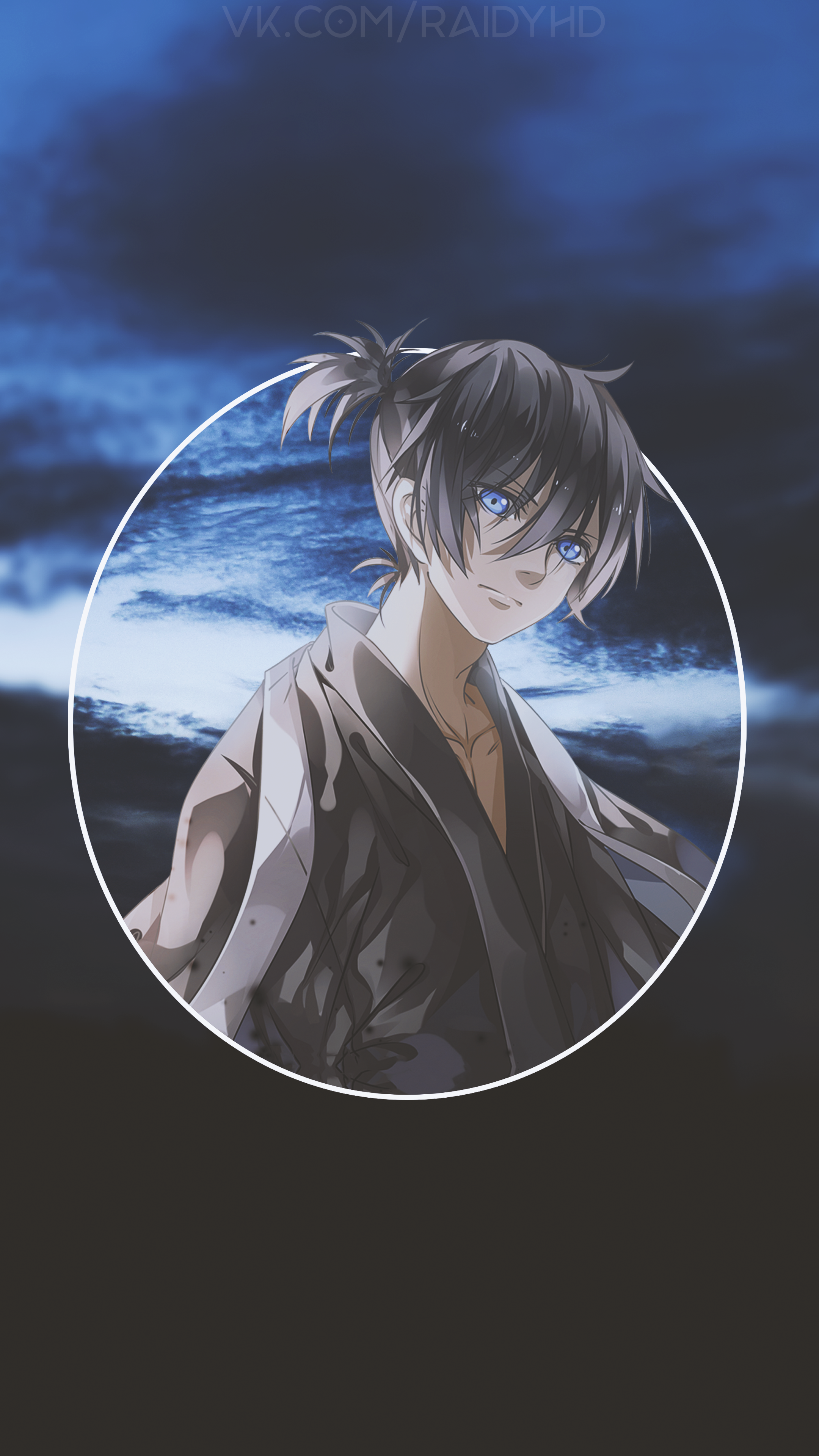 Anime 2160x3840 anime anime boys picture-in-picture Yato (Noragami) sky