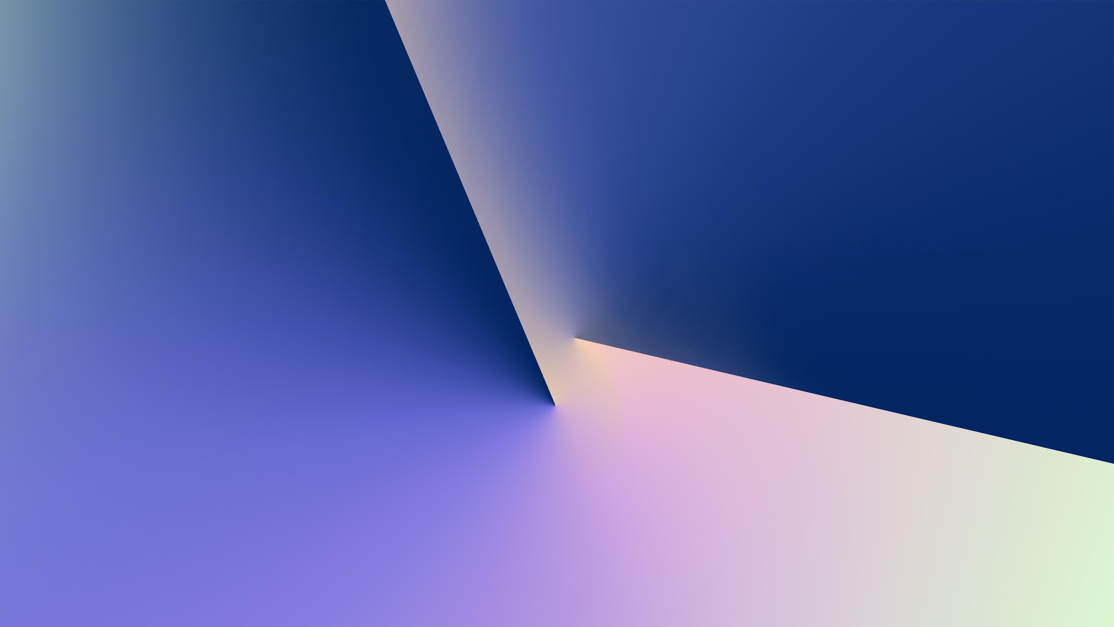 General 3840x2160 gradient ASUS simple background digital art minimalism colorful blue