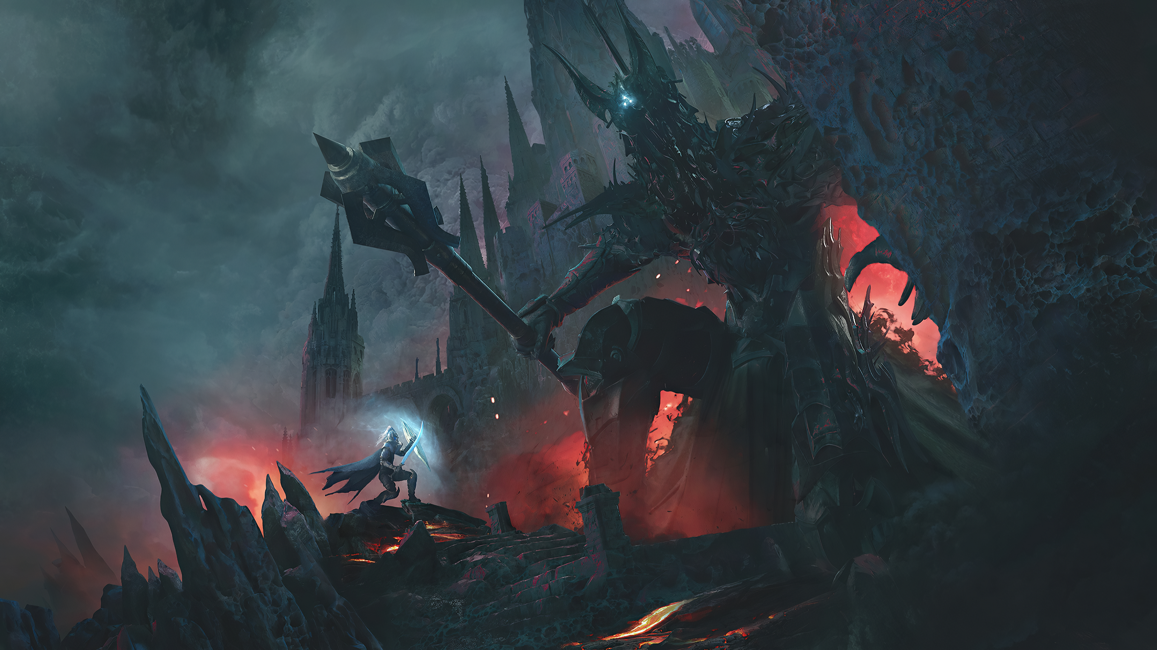 Lord of the rings lore, jrr tolkien lore, the throne room of morgoth, deep  within the fortress of angband, a place of utmost fear and horror, with  brightly lit fires, horrible pillars