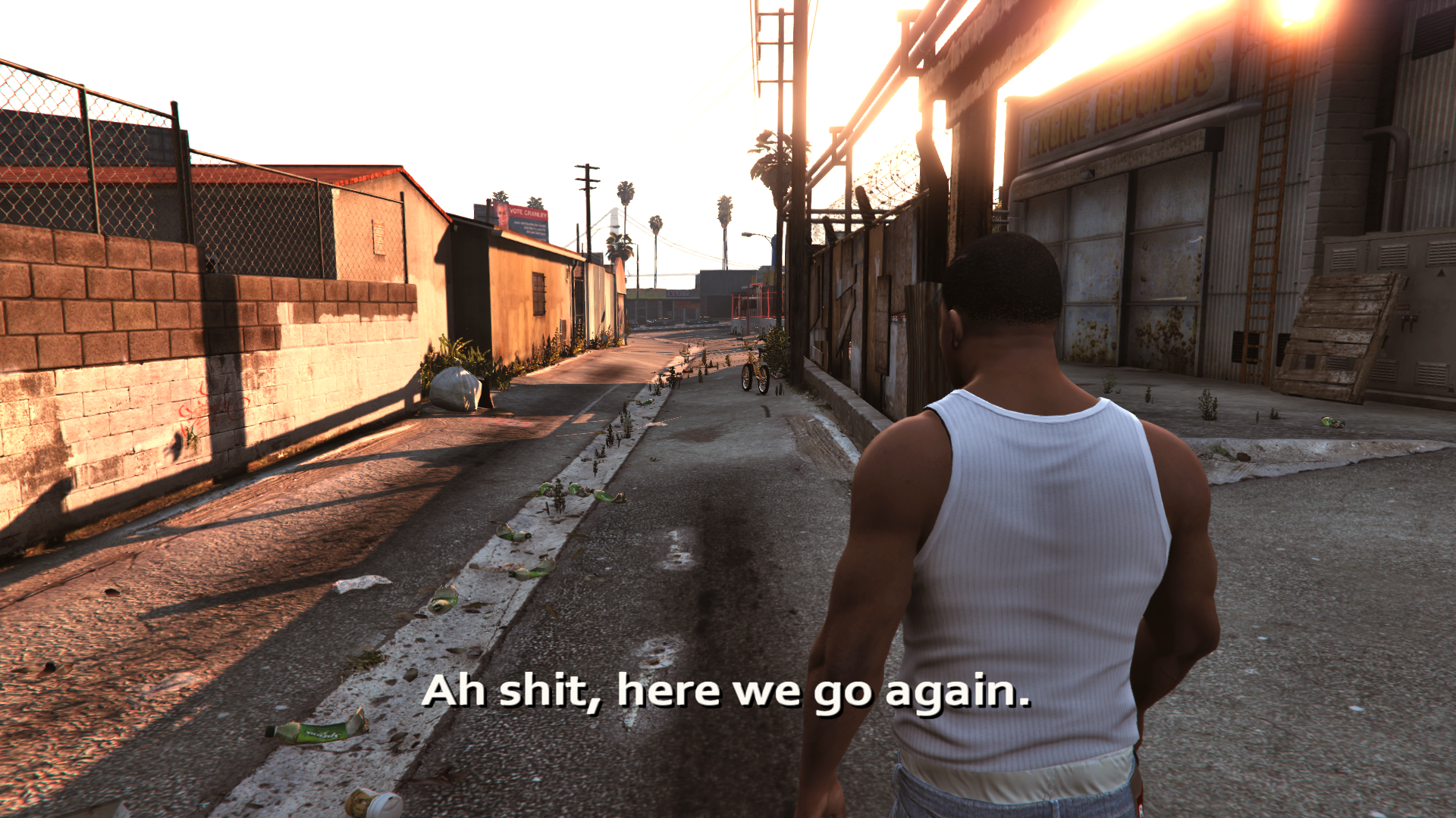 General 1920x1080 Grand Theft Auto Grand Theft Auto: San Andreas video games memes quote Carl "CJ" Johnson Grand Theft Auto V